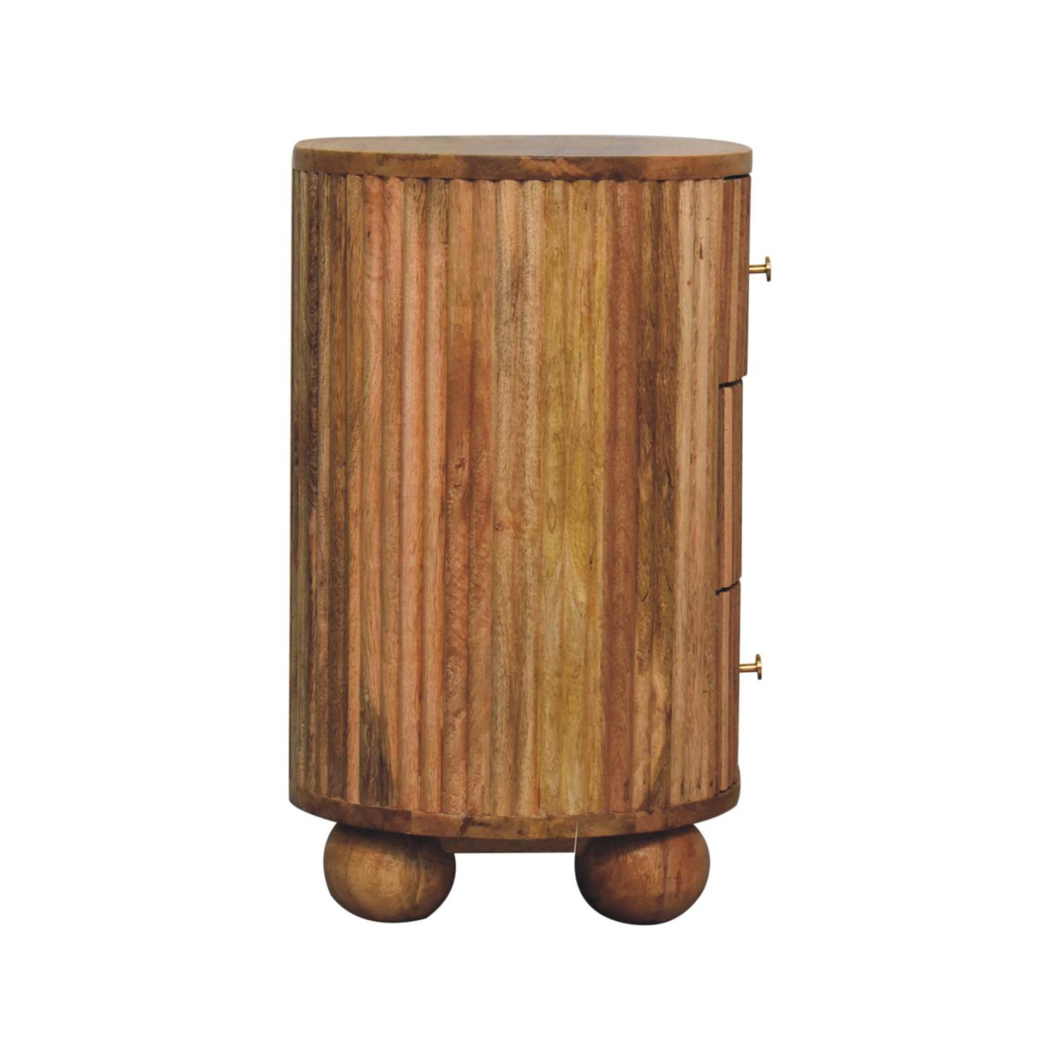 Lit à 3 tiroirs en bois massif Soba Ball d'Artisan Furniture