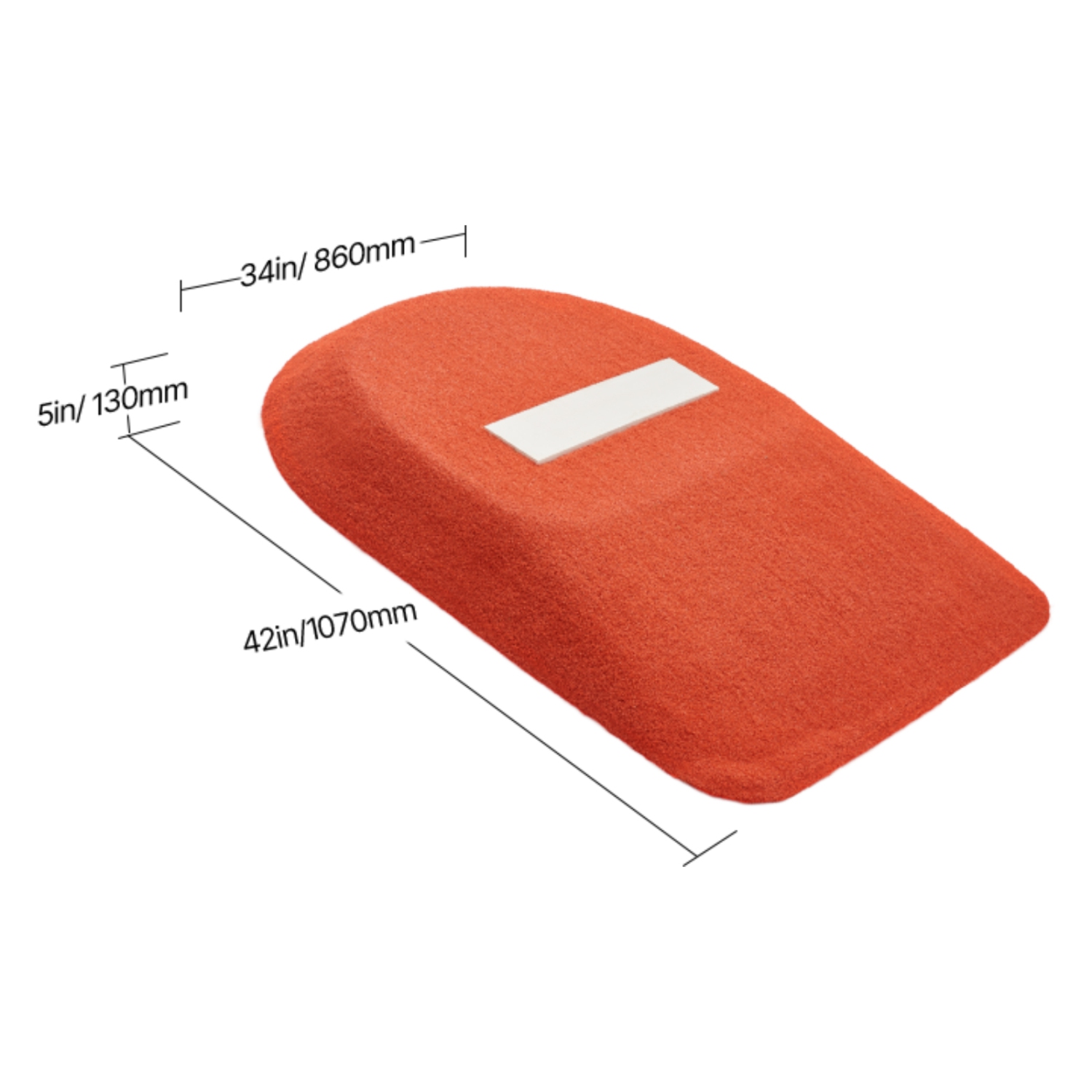 VEVOR Pitching Mound, Portable Baseball Game Mound, 42 in Indoor Outdoor Pitching Practice and Training Equipment, One-Piece Softball Pitching Aids