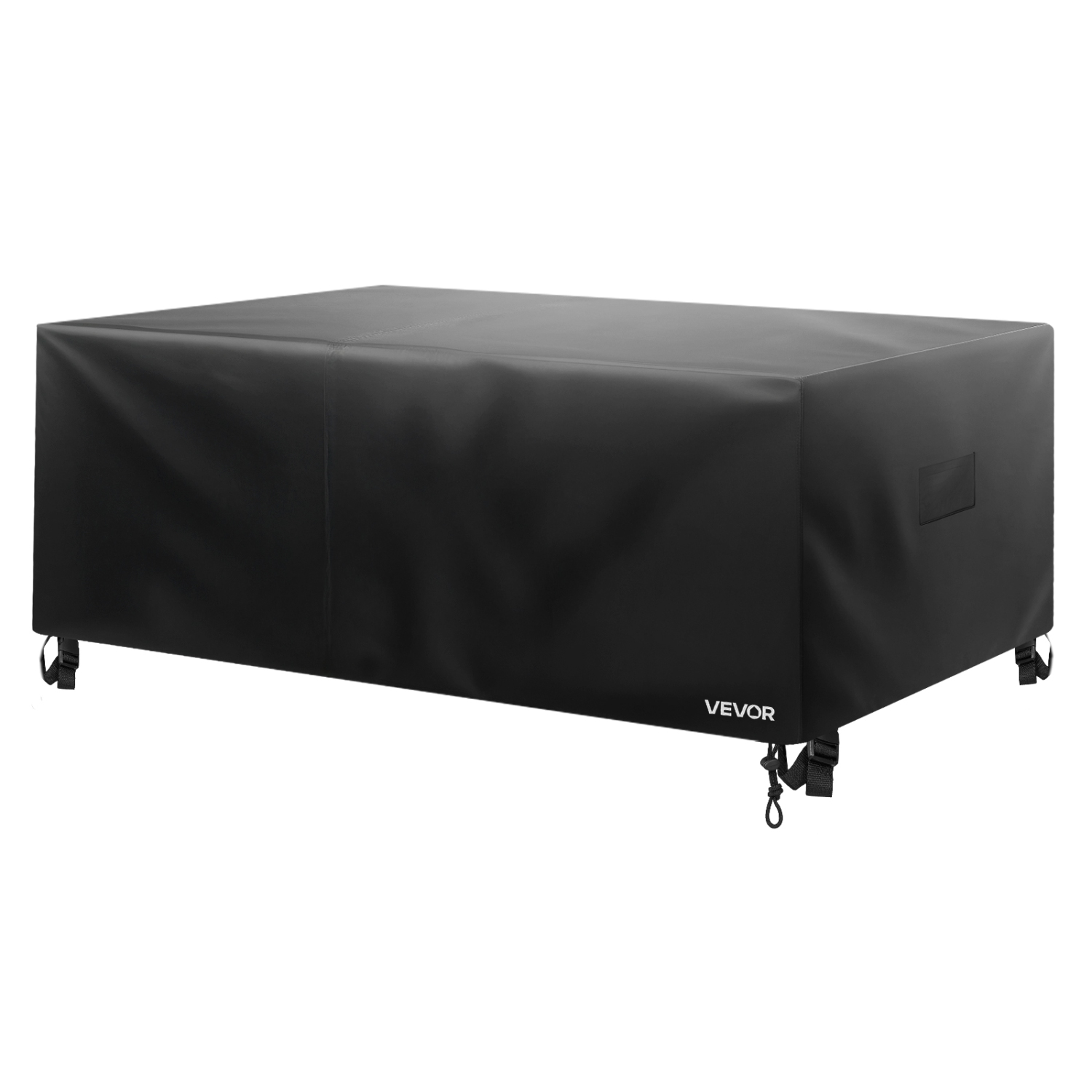 Housse pour meubles de patio VEVOR 126&nbsp;L x 63&nbsp;W x 28&nbsp;po, housse robuste étanche pour table à manger et chaises d'extérieur 420D,