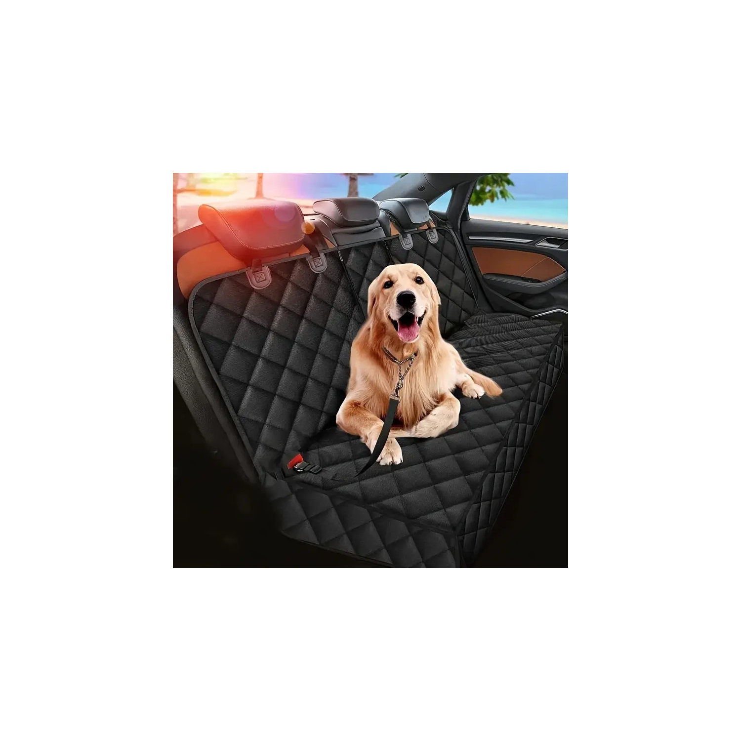 Housses de siège d'auto, housses de siège arrière étanches pour les voitures, les camions et les VUS