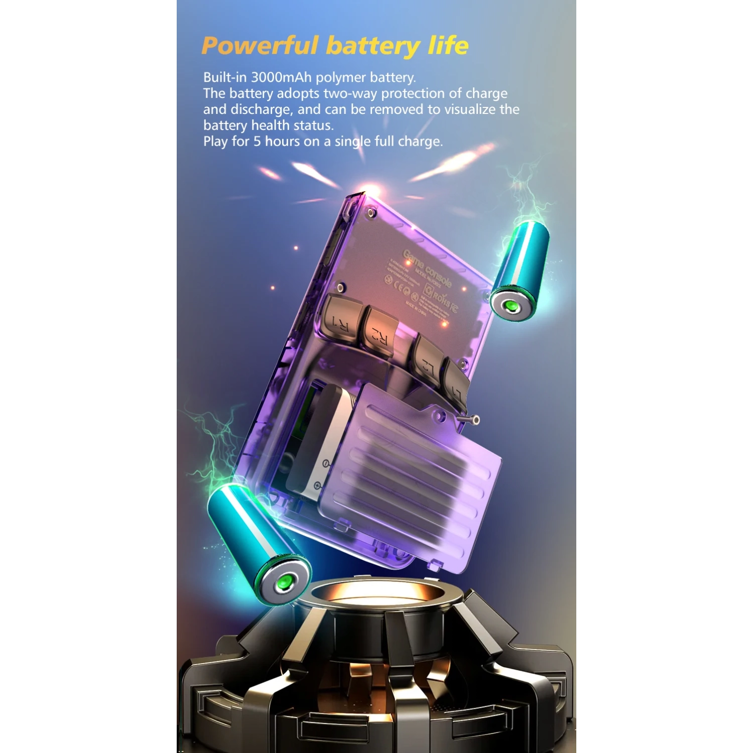 New R36XX Retro Game Console 3.5 Inch Screen WiFi Function Linux System R36XX Open Source Handheld Game Console Portable Nostalgic Game Console -