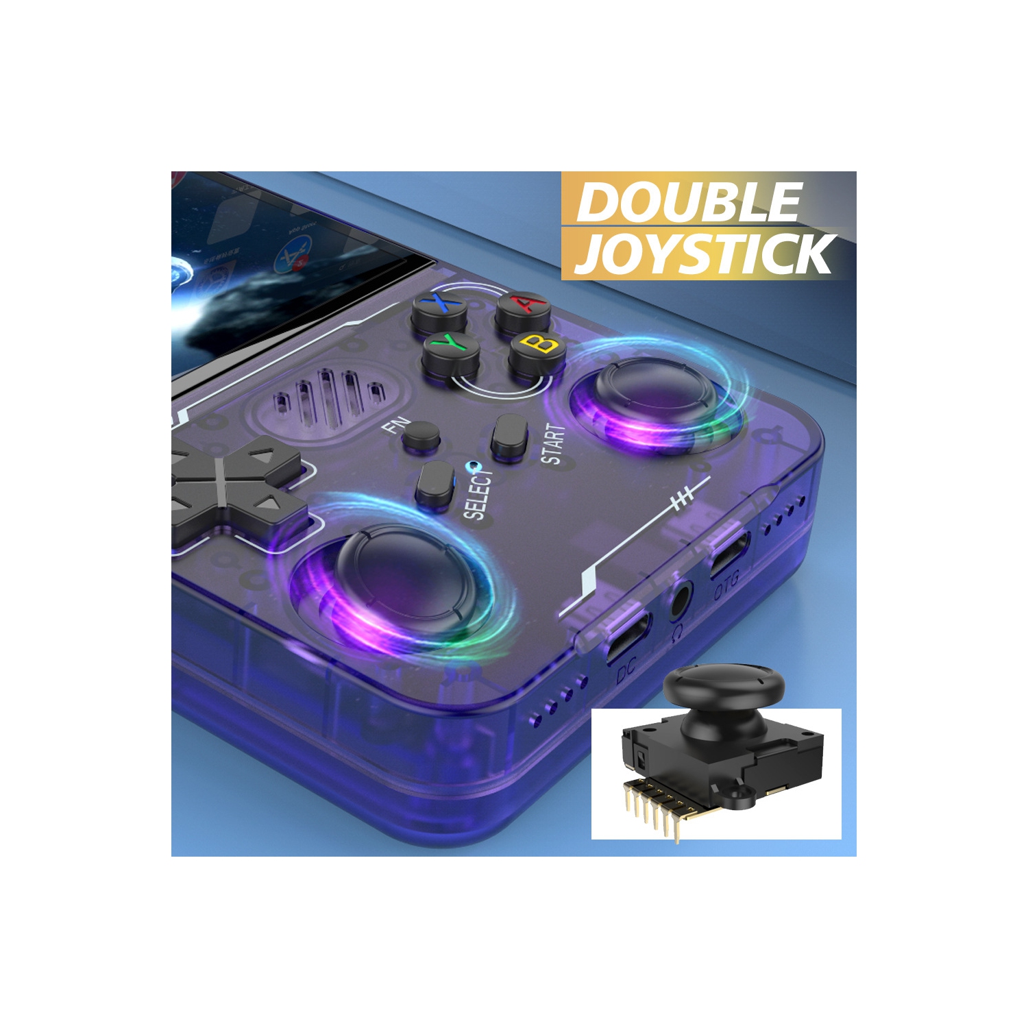 Nouvelle console de jeu rétro R36XX, écran de 3,5 pouces, fonction Wi-Fi, système Linux, console de jeu portative Open Source, console de jeu rétro