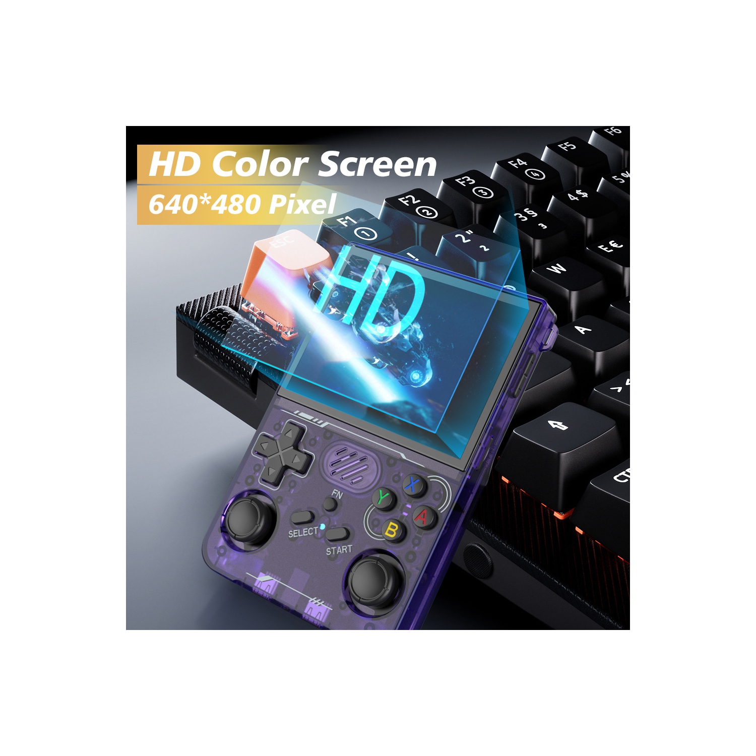 Nouvelle console de jeu rétro R36XX, écran de 3,5 pouces, fonction Wi-Fi, système Linux, console de jeu portative Open Source, console de jeu rétro