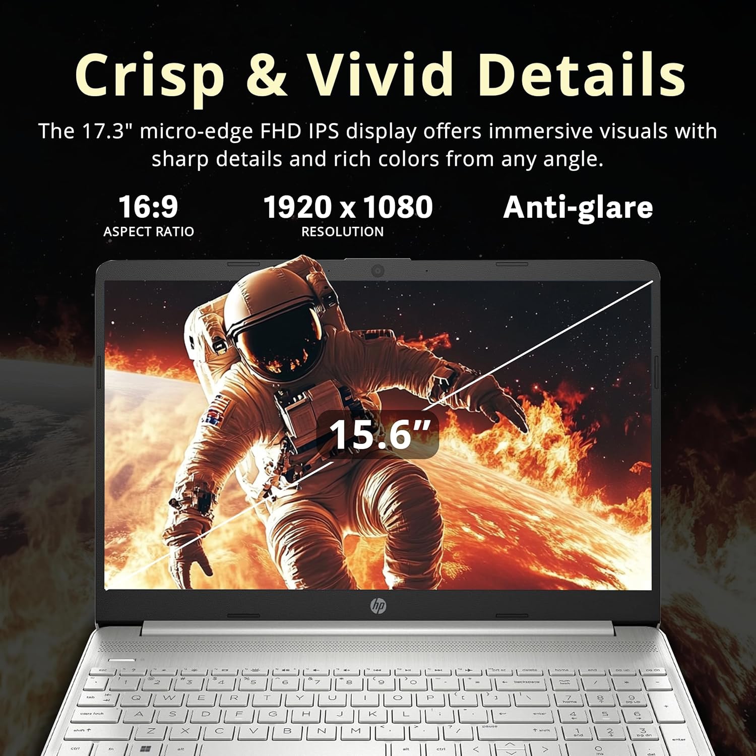 Refurbished Excellent - HP 15.6 FHD Laptop Computer, AMD Athlon Silver 3050U, AMD Radeon Graphics, 512GB SSD, 16GB DDR4 RAM, HD Webcam, Windows 10 S,