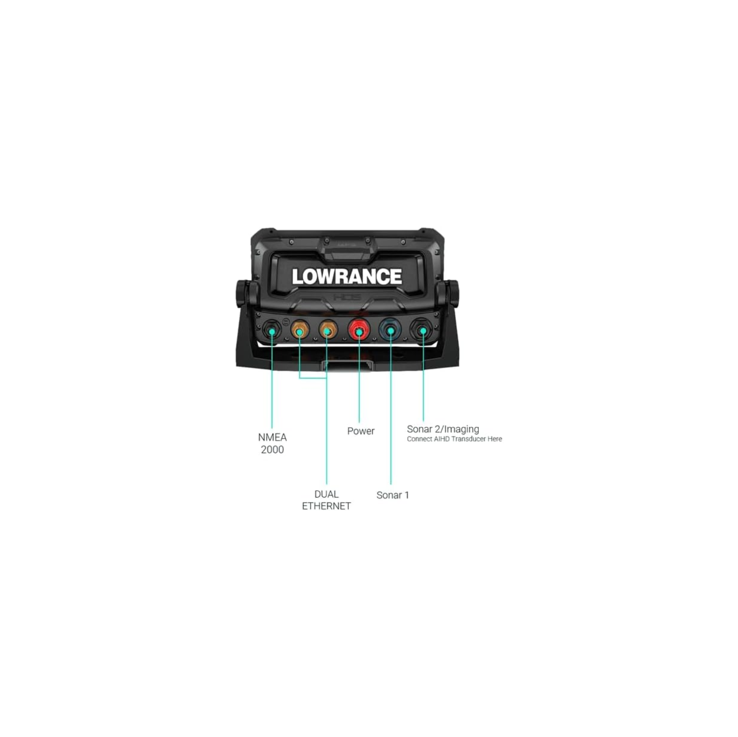 Échosondeur/traceur de tableau de 9&nbsp;po HDS PRO de Lowrance avec transducteur 3-en-1 HD ActiveImaging avec intégration pour téléphone intelligent