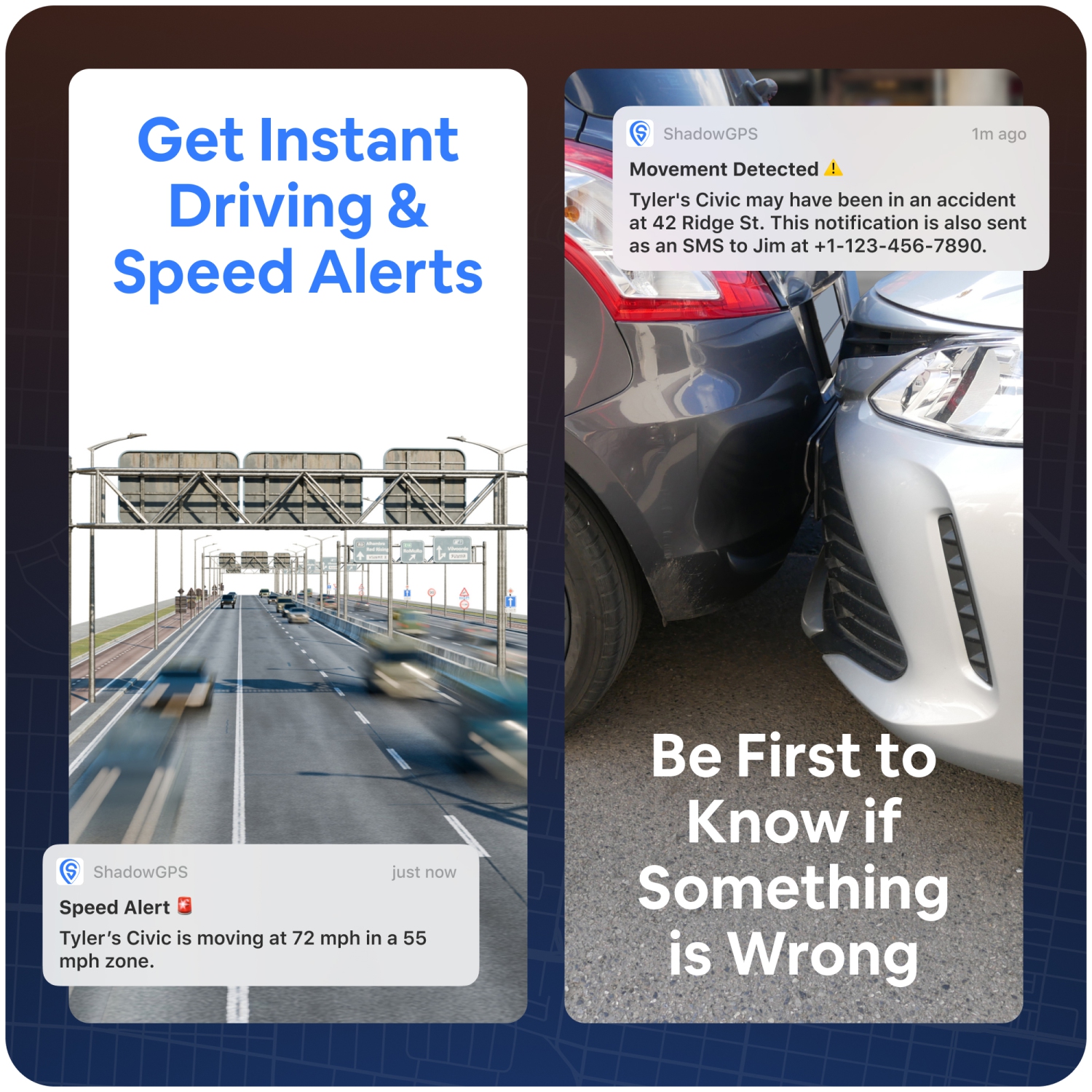 ShadowGPS GPS Tracker for Vehicles – OBD-II Car Tracker Device and Vehicle GPS Tracker with Real-Time Tracking, Speed & Motion Alerts, Trip History,