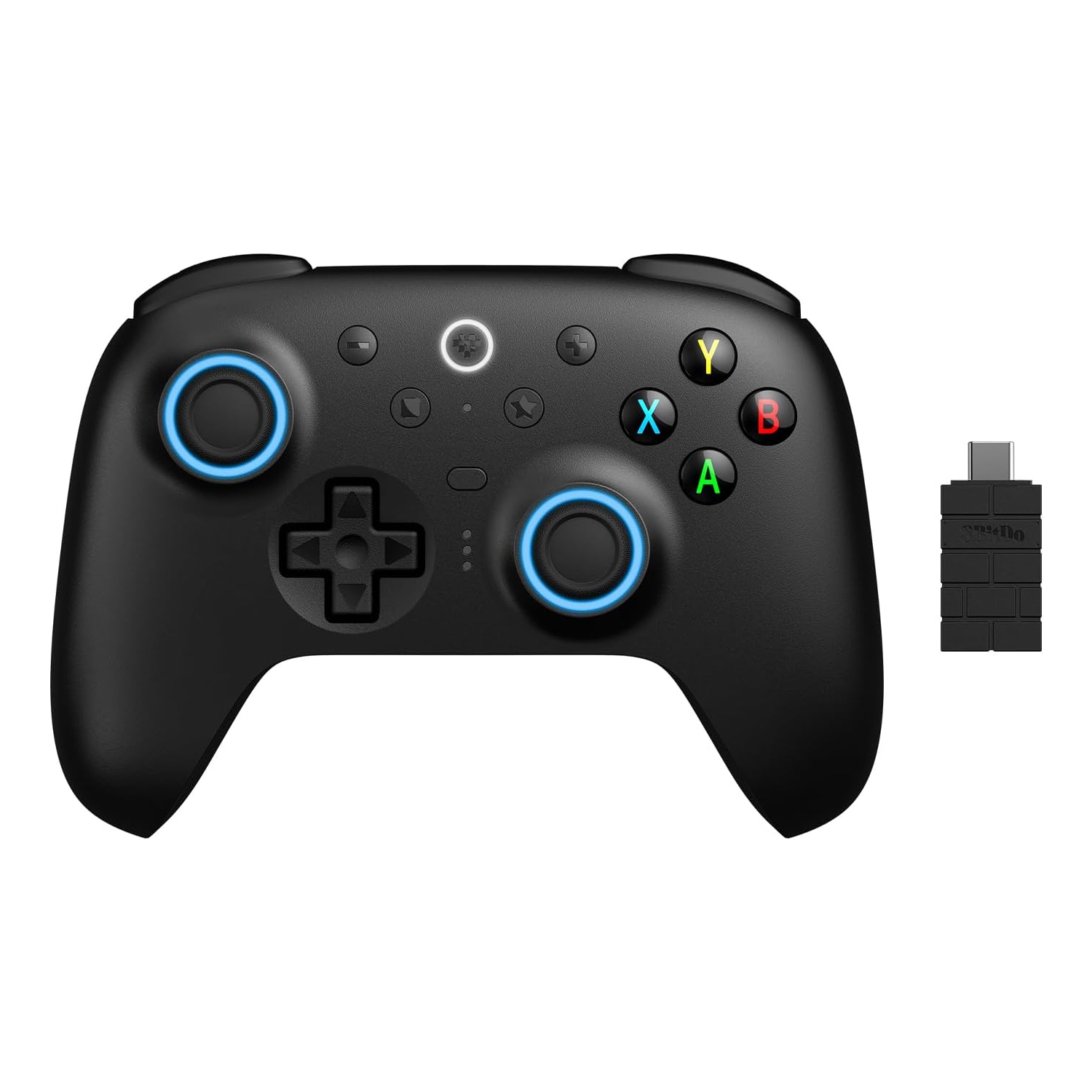 Refurbished - 8BitDo Ultimate 2 Wireless Gaming Controller with TMR Joysticks, Switchable Hall Effect/Tactile Triggers for Windows & Android, Black