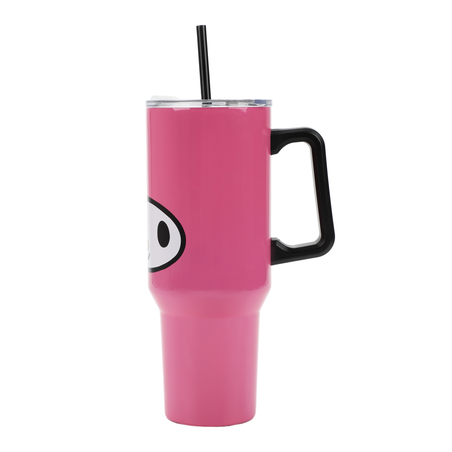 40 oz Stainless Steel Tumbler with Handle and Straw