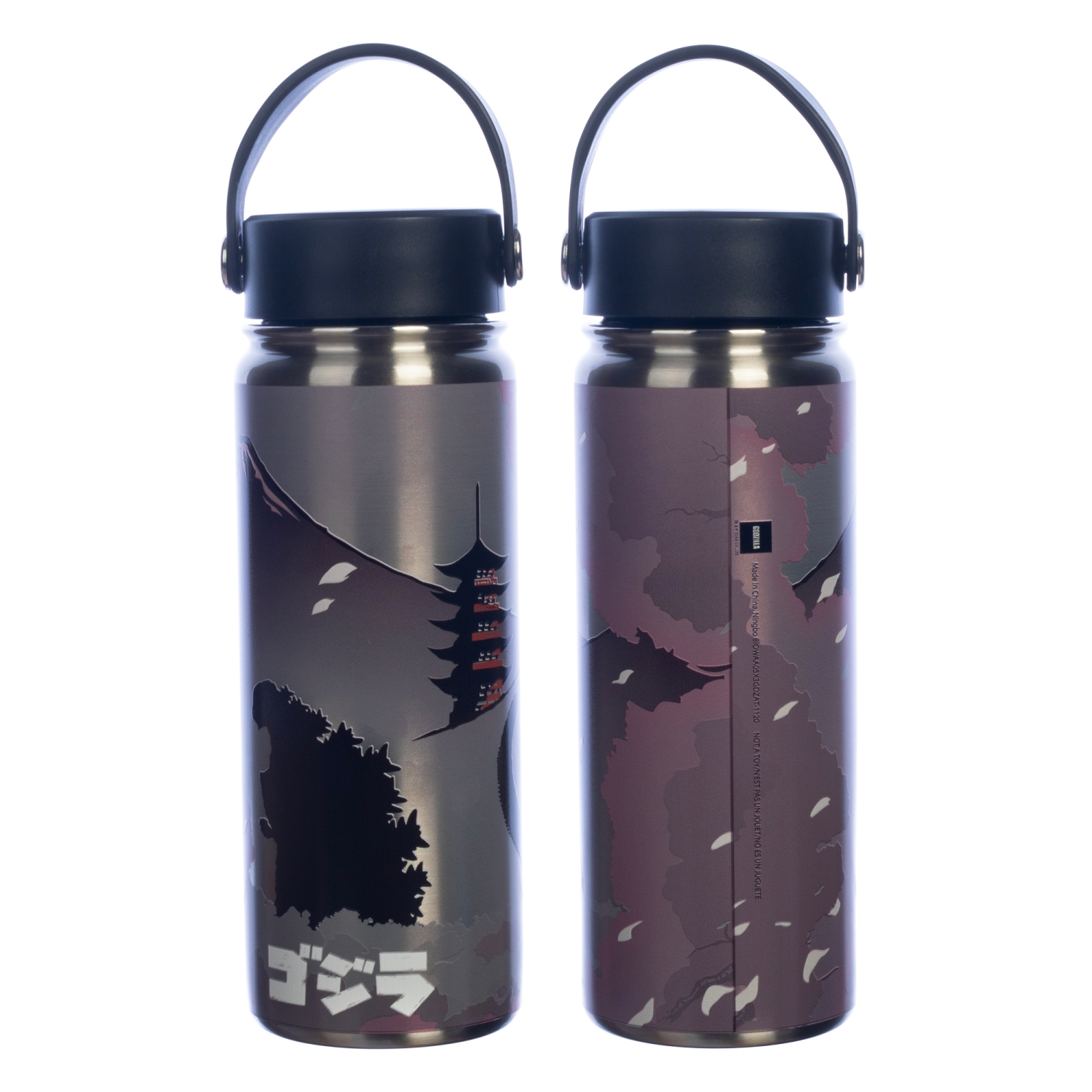 Bouteille d'eau en acier inoxydable Godzilla 17&nbsp;oz