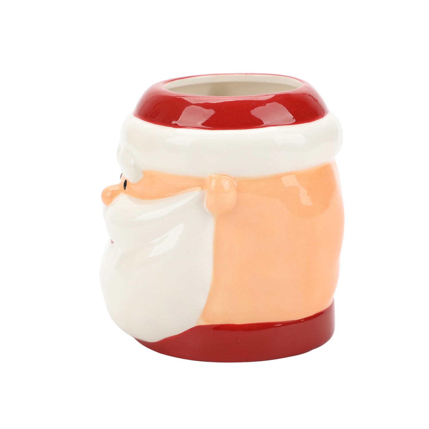 Tasse sculptée de Rudolph le renne au nez rouge du père Noël Kris Kringle 16&nbsp;oz
