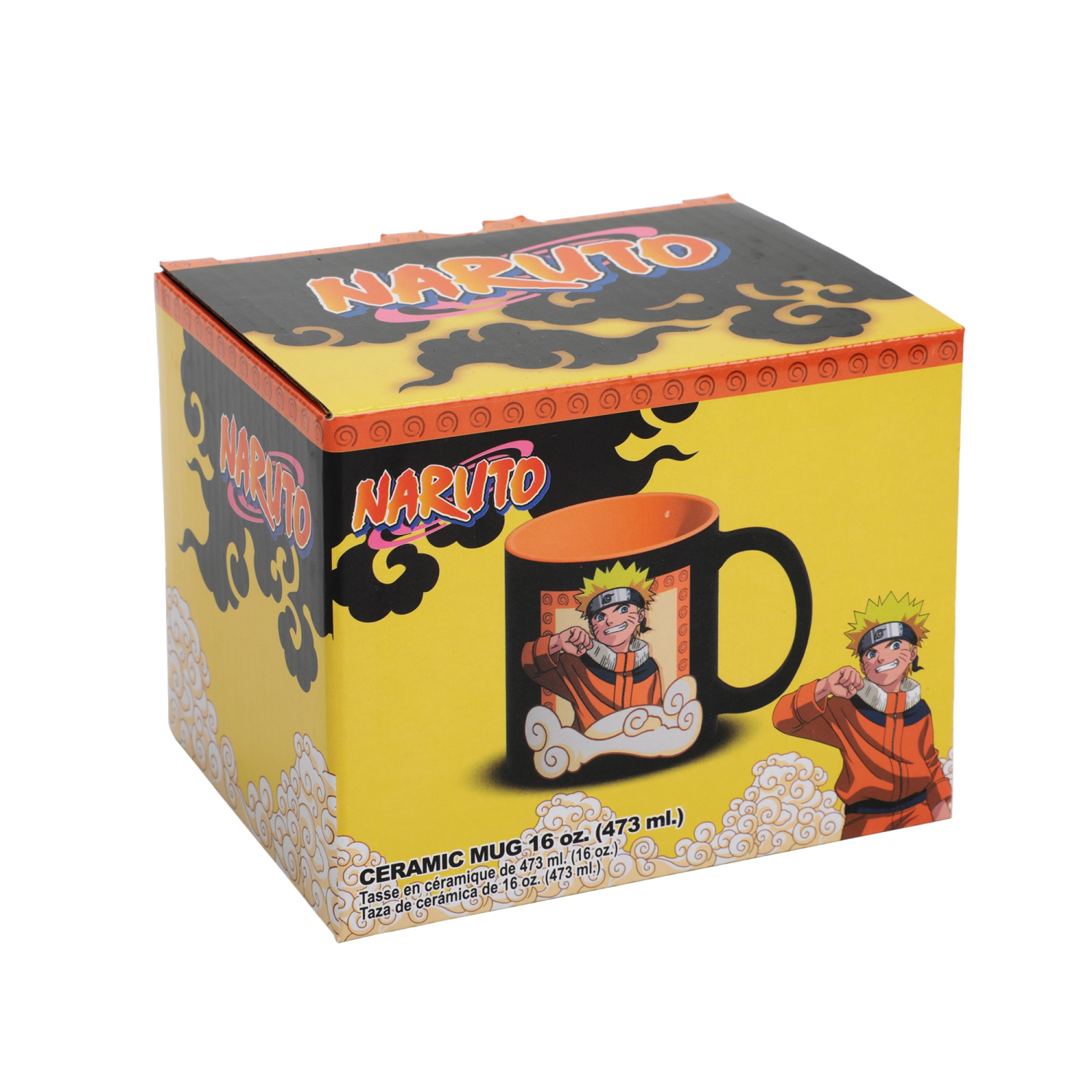 Tasse en céramique 16&nbsp;oz avec insigne graphique Naruto
