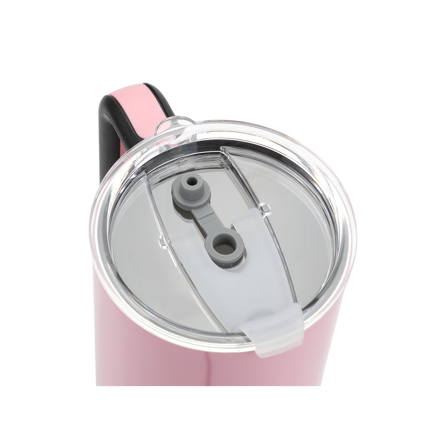 40 oz Stainless Steel Tumbler with Handle and Straw