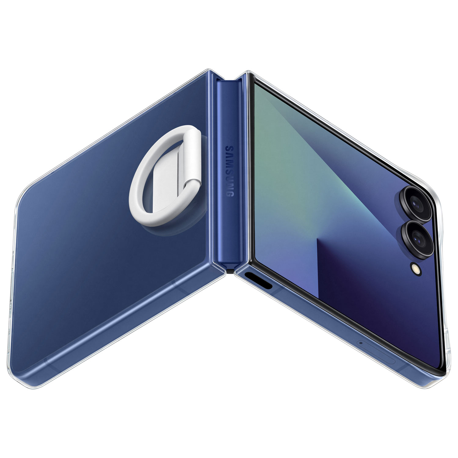 Étui Ring de Samsung pour Galaxy Z Flip7 de Samsung - Transparent