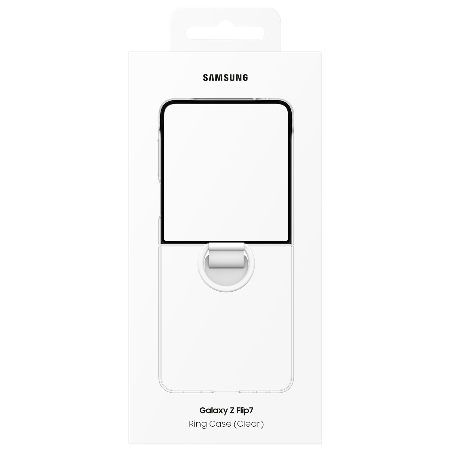 Étui Ring de Samsung pour Galaxy Z Flip7 de Samsung - Transparent