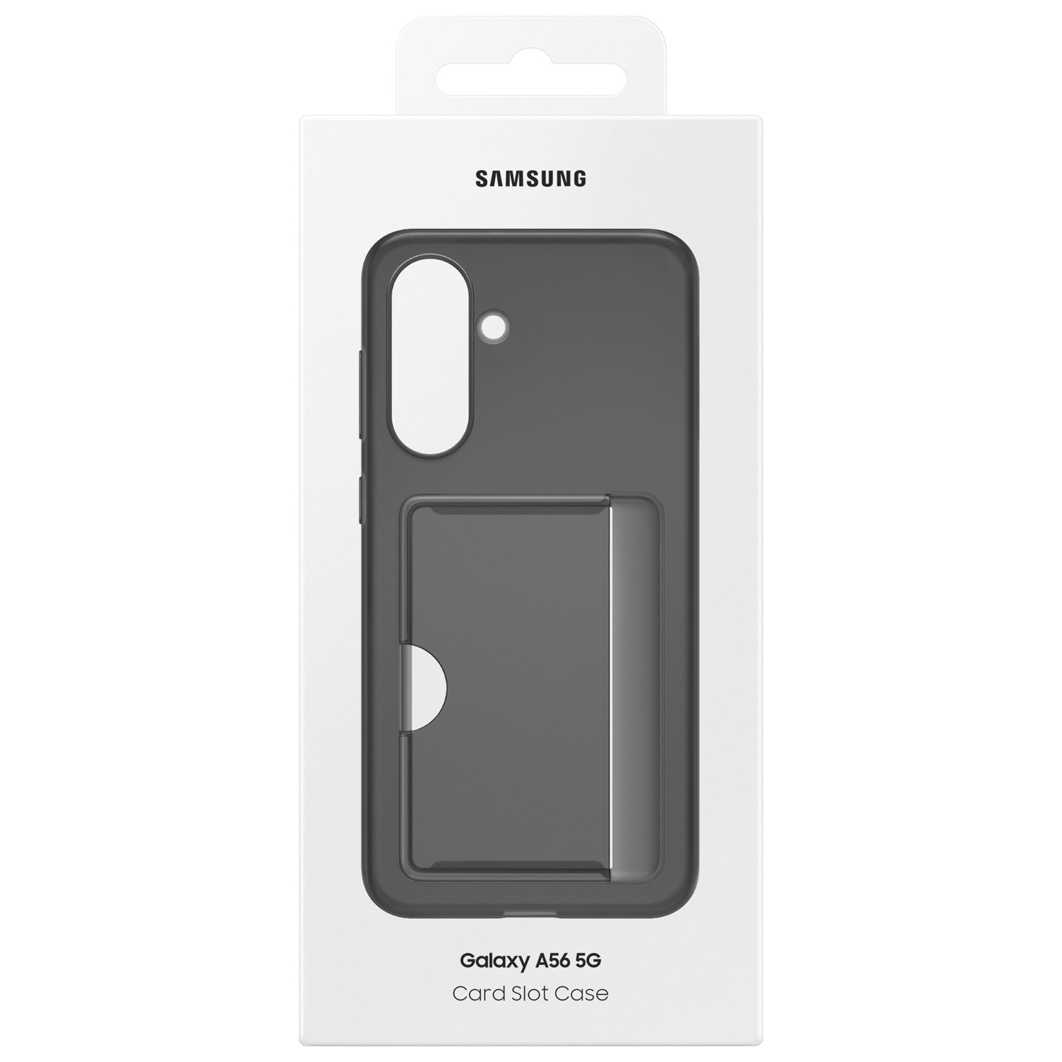 Étui à fentes pour cartes de Samsung pour Galaxy A56 - Noir