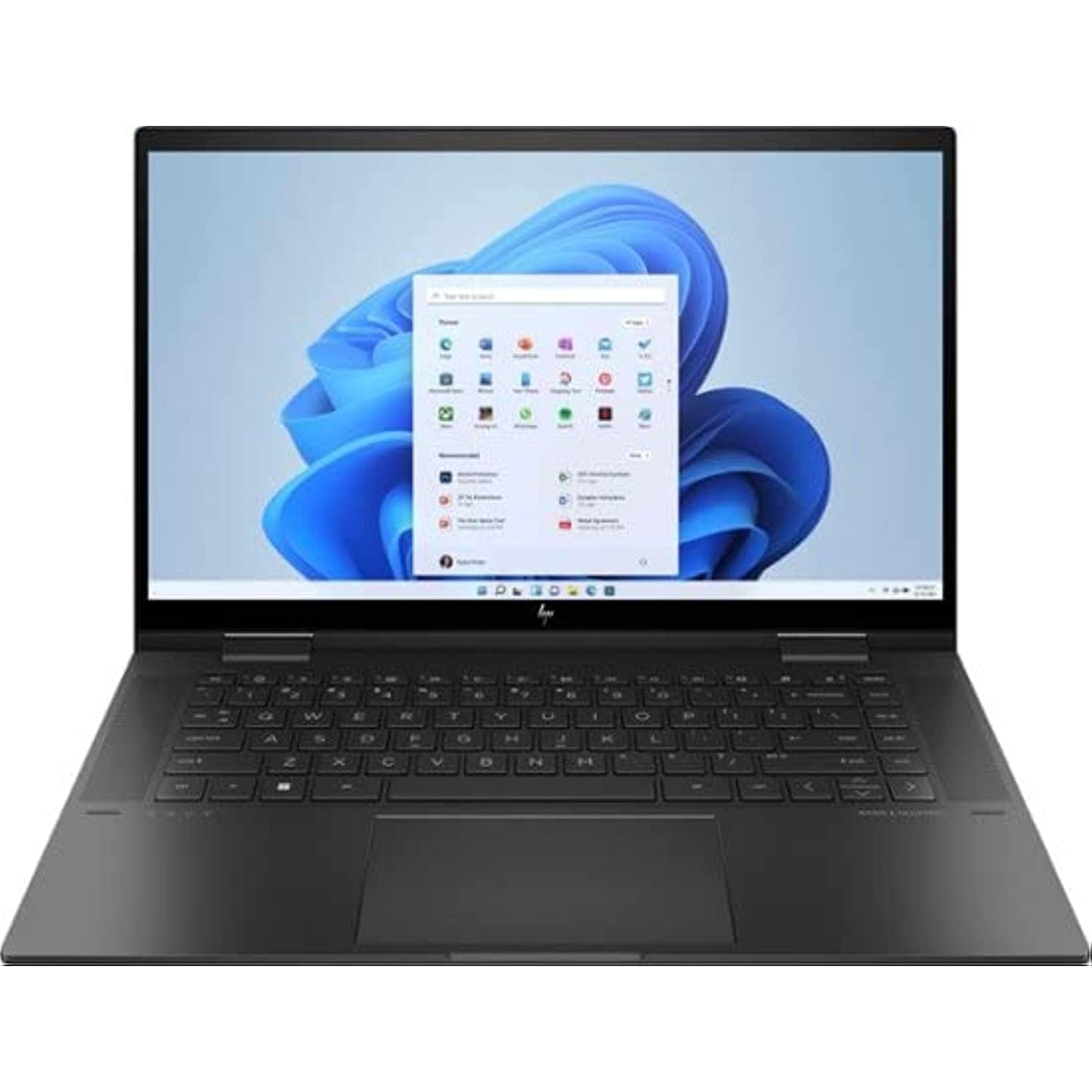 Refurbished HP Envy x360 15.6 Touch Screen FHD Laptop (AMD Ryzen 5 5625U, 8GB RAM, 256GB SSD, Win 11) - Nightfall Black (15-ey0013dx)