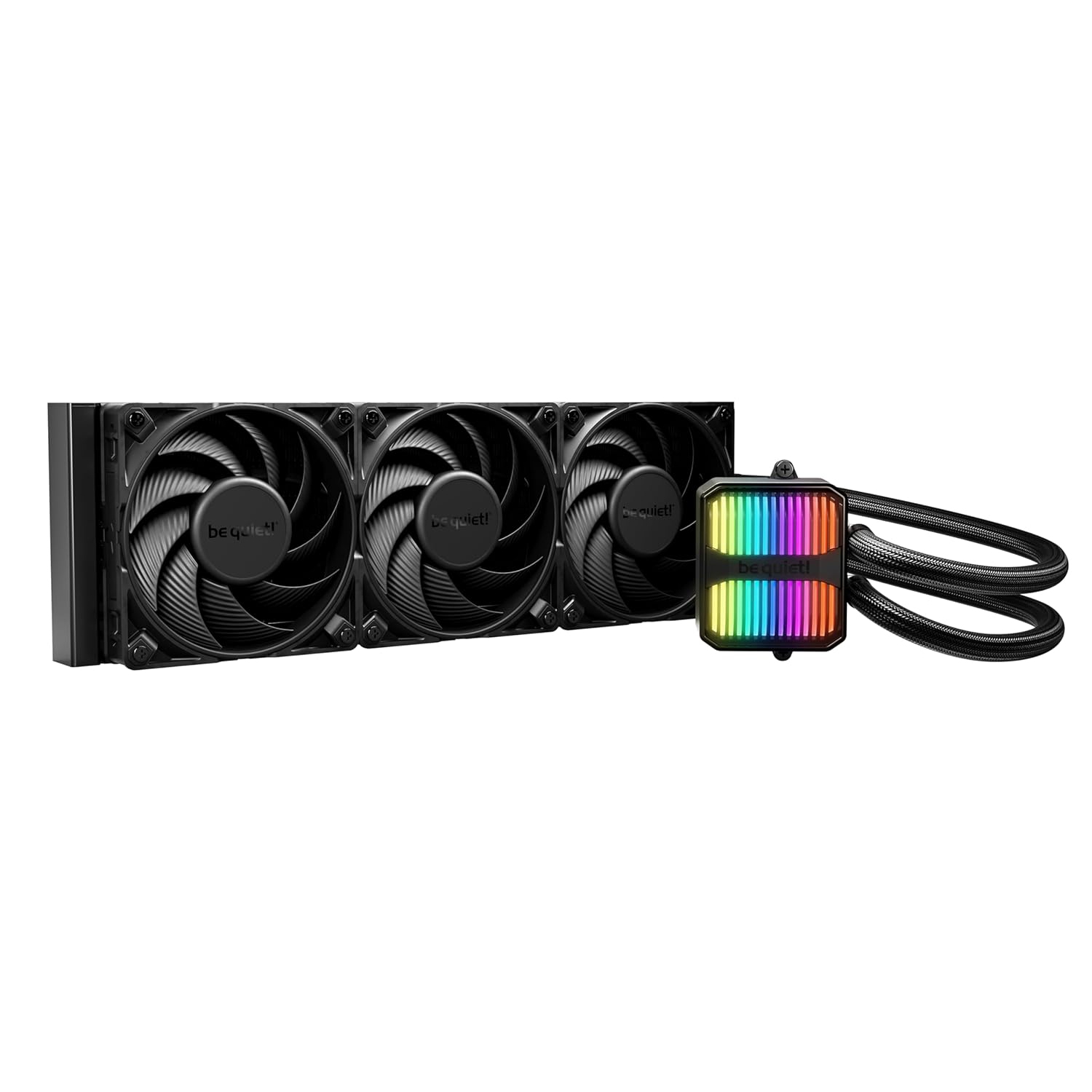 be quiet! Silent Loop 3 360mm CPU AIO Liquid Cooler | 3 Silent Wings 4 120mm PWM High-Speed Fans | Quiet Performance| 6-Pole Motor | Discreet ARGB