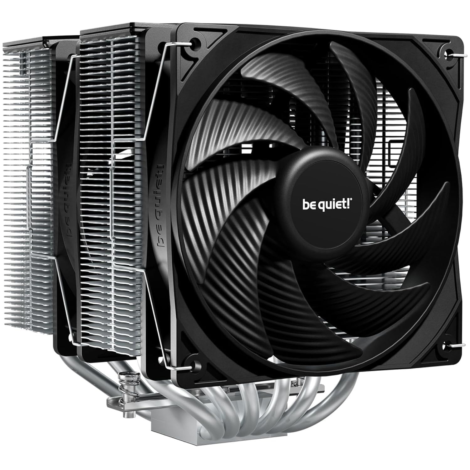 be quiet! Pure Rock Pro 3 CPU Air Cooler | 6 High Performance 6mm Heat Pipes with HDT Tech | 120mm Quiet PWM Fan|AMD:AM4 AM5/Intel LGA