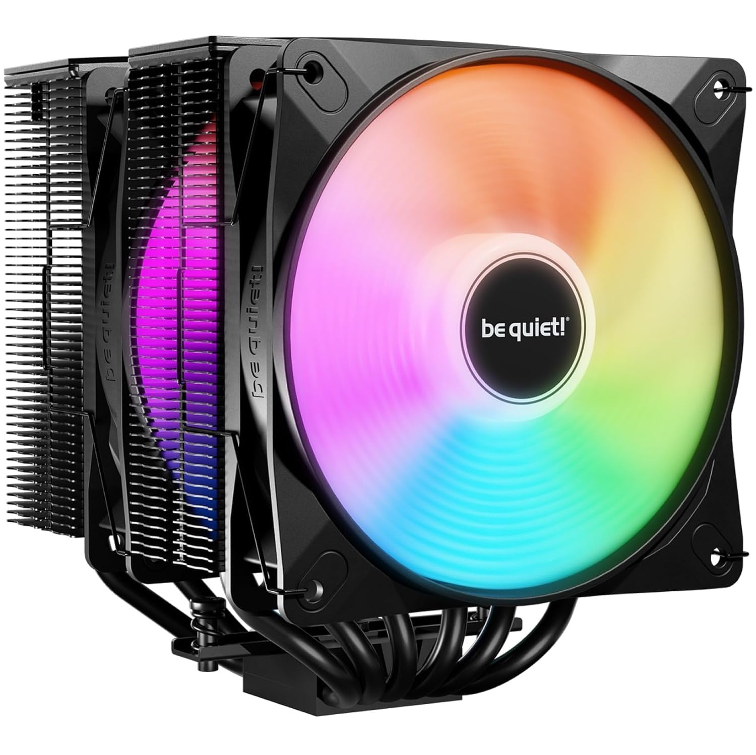 be quiet! Pure Rock Pro 3 LX CPU Air Cooler |6 High Performance 6mm Heat Pipes w/HDT Tech|120mm Quiet ARGB PWM Fan|AMD:AM4 AM5/Intel LGA