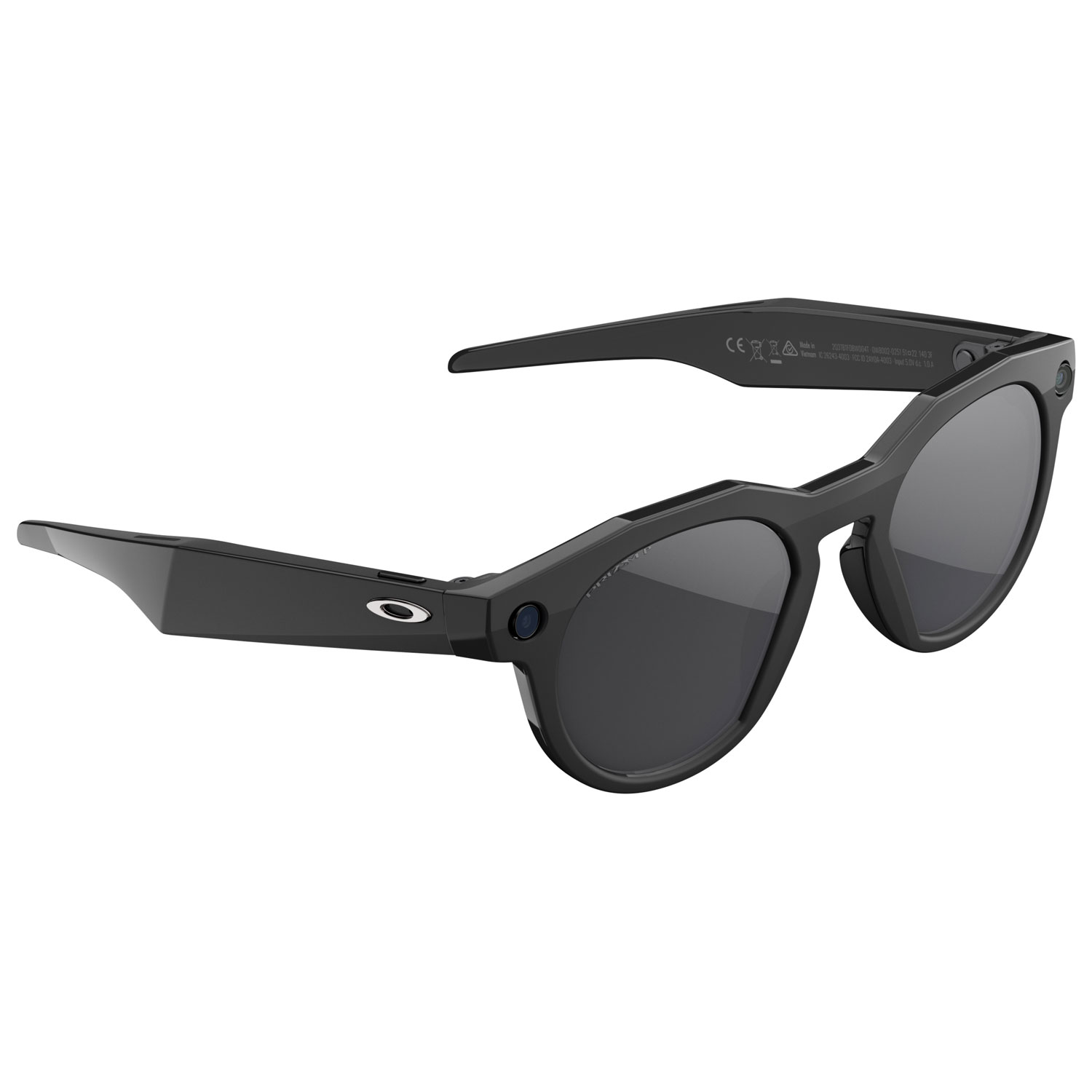 Oakley Meta HSTN Glasses with AI, Photo, Video, Audio & Voice Assistant - Black/ Prizm Black Polarized
