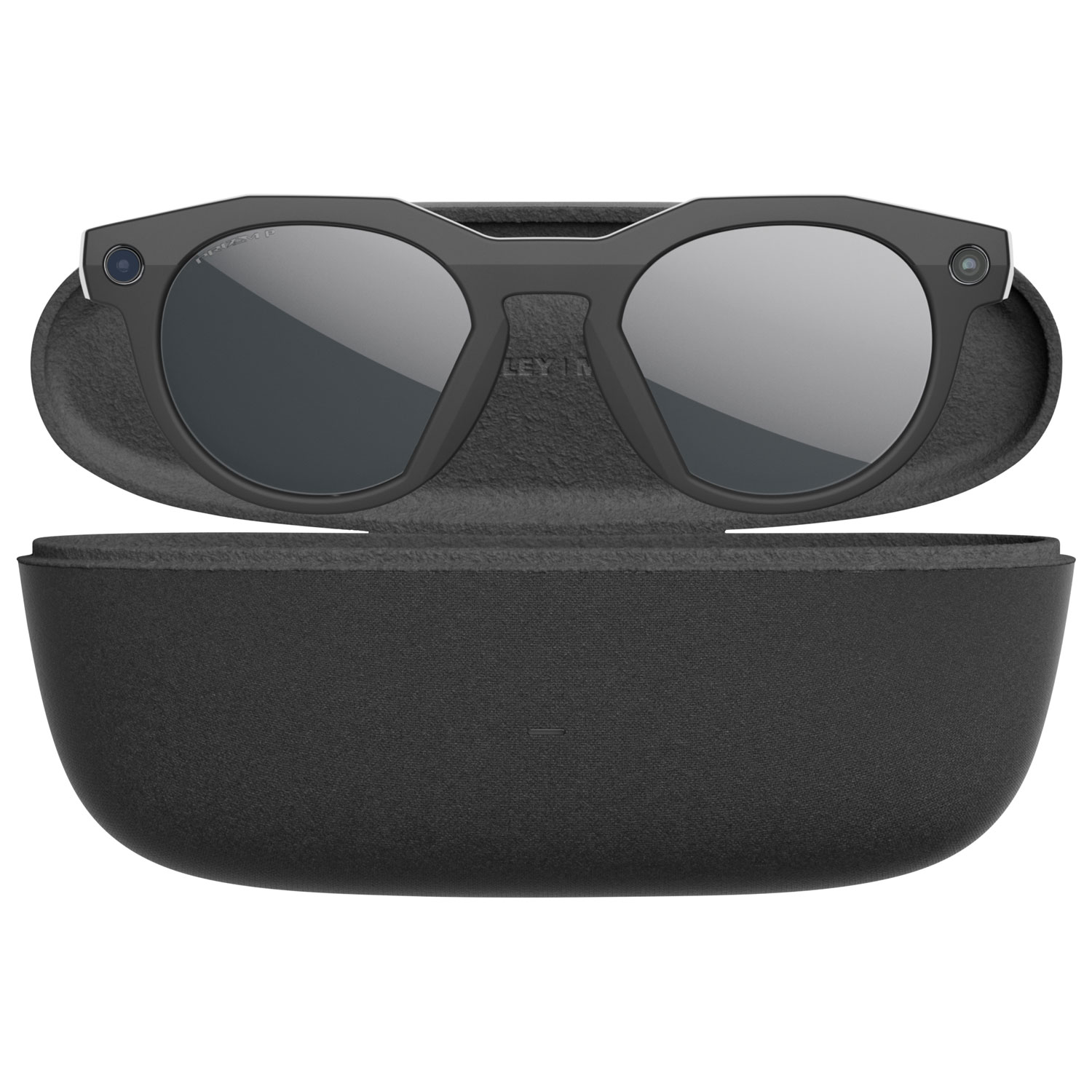 Oakley Meta HSTN Glasses with AI, Photo, Video, Audio & Voice Assistant - Black/ Prizm Black Polarized