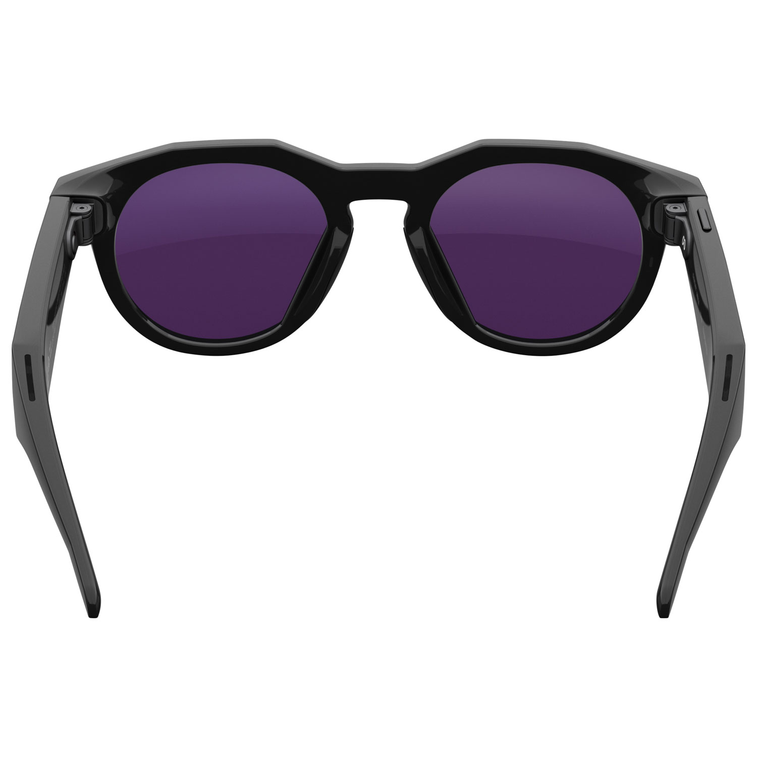 Oakley Meta HSTN Glasses with AI, Photo, Video, Audio & Voice Assistant - Black/Clear to Amethyst Transitions