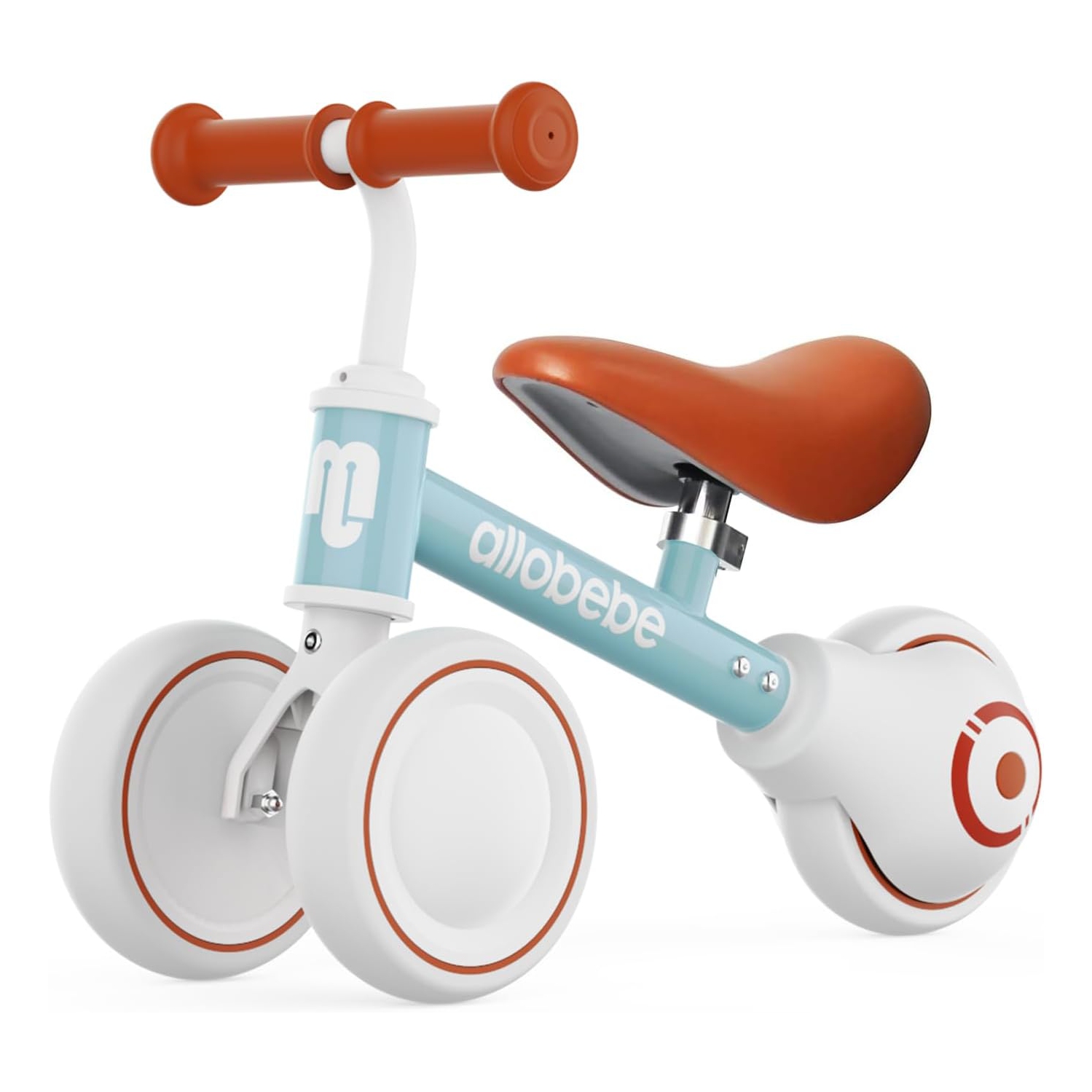 Baby Balance Bike, Cute Toddler Bikes 12-36 Months Gifts for 1 Year Old Girl Bike to Train Baby from Standing to Running with Adjustable Seat Silent,