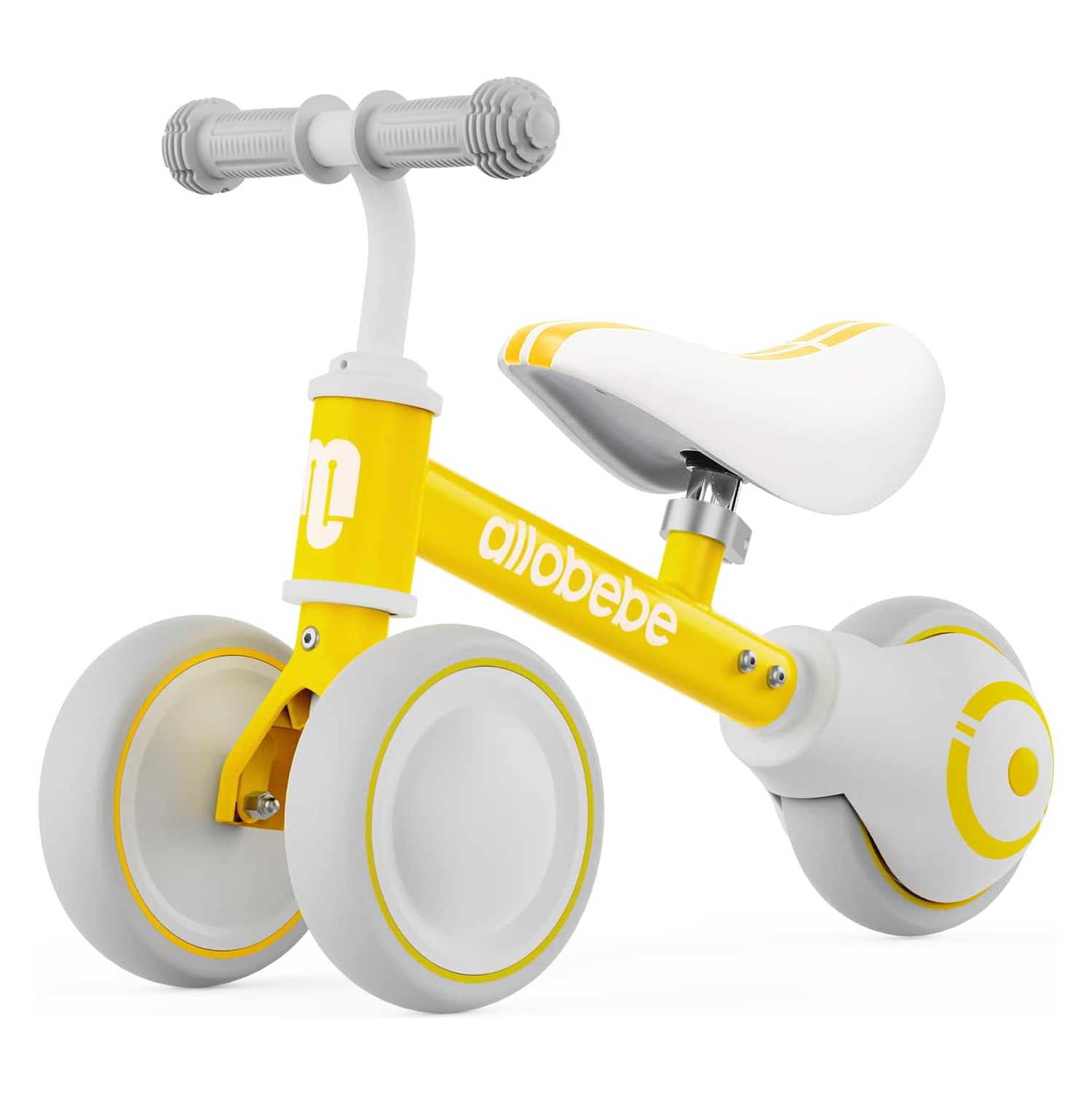Baby Balance Bike, Cute Toddler Bikes 12-36 Months Gifts for 1 Year Old Girl Bike to Train Baby from Standing to Running with Adjustable Seat Silent,