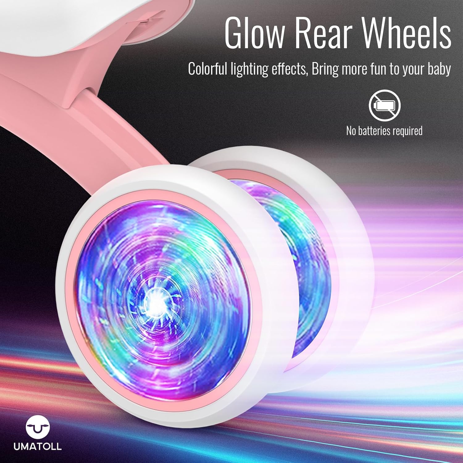 Jouets de draisienne pour bébé à éclairage coloré pour garçons de 1 ans, trotteur à siège réglable pour bébé, jouets porteurs pour tout-petits de