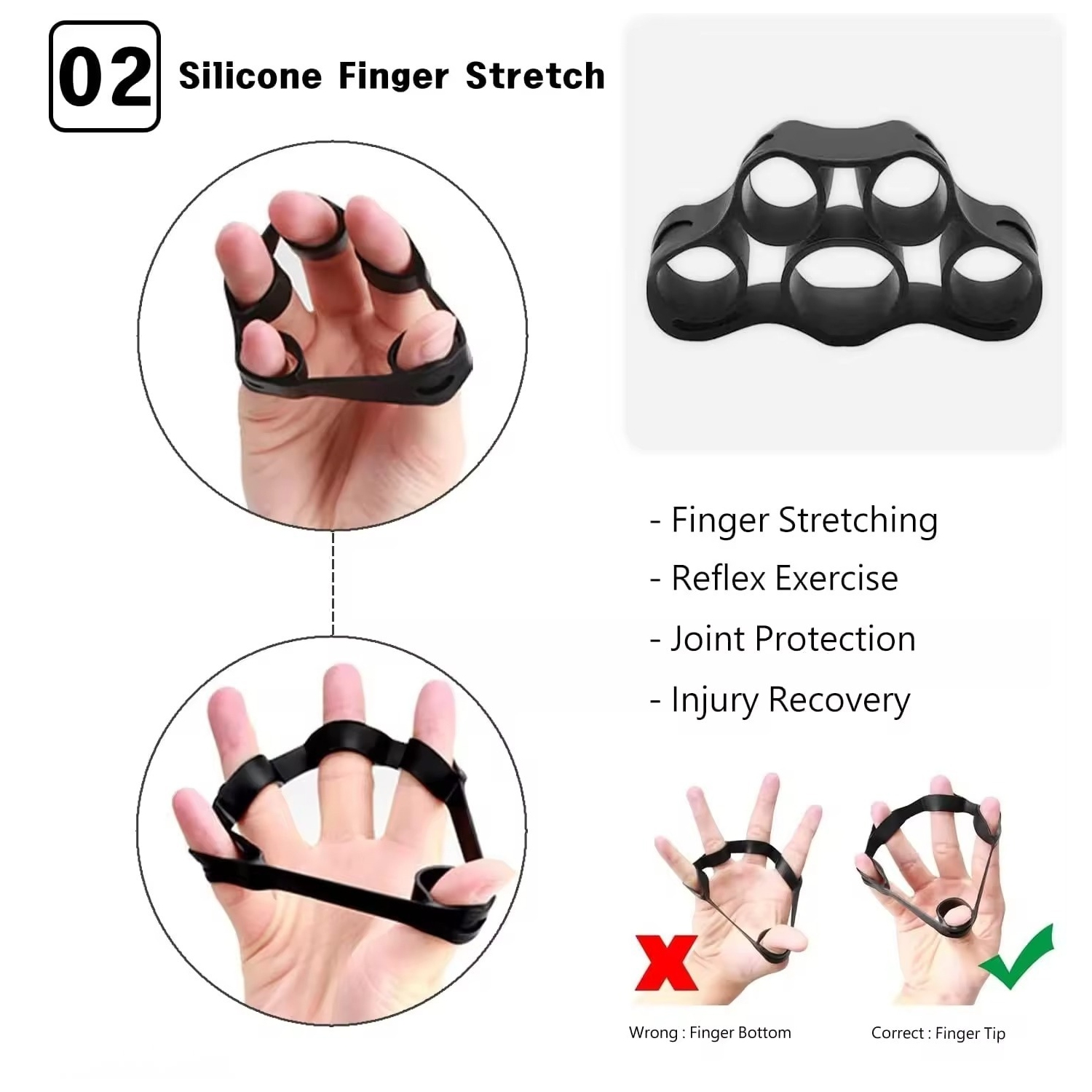 Poignée ajustable – Ensemble complet d'entraînement de force avec repose-poignets et exercices pour les mains pour les muscles