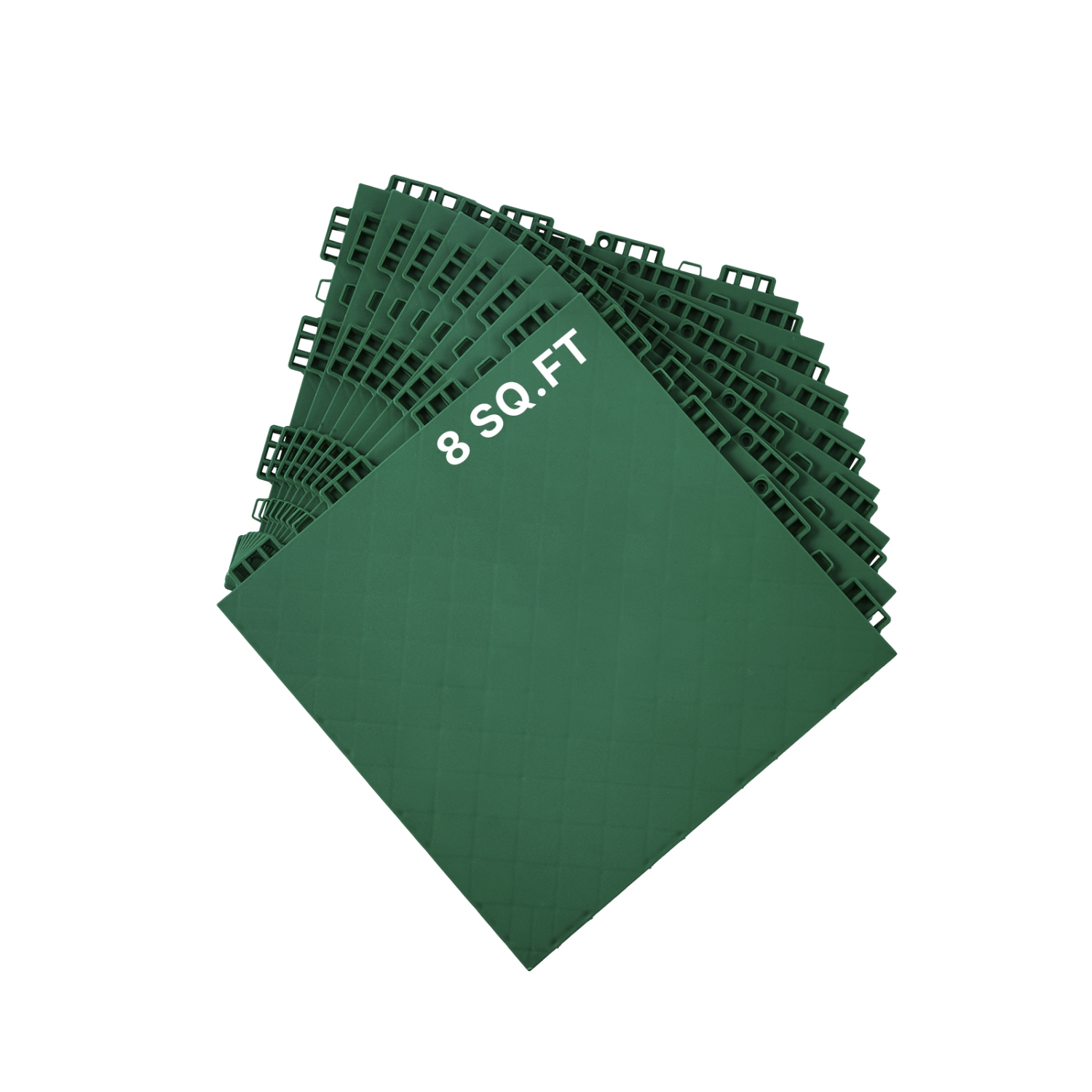 VEVOR 12 x 12 in 8 Pcs Dryland Tiles for Hockey Floor Mat, Interlocking Versatile Training Surface, Dance Floor Tiles, Hockey Training Equipment