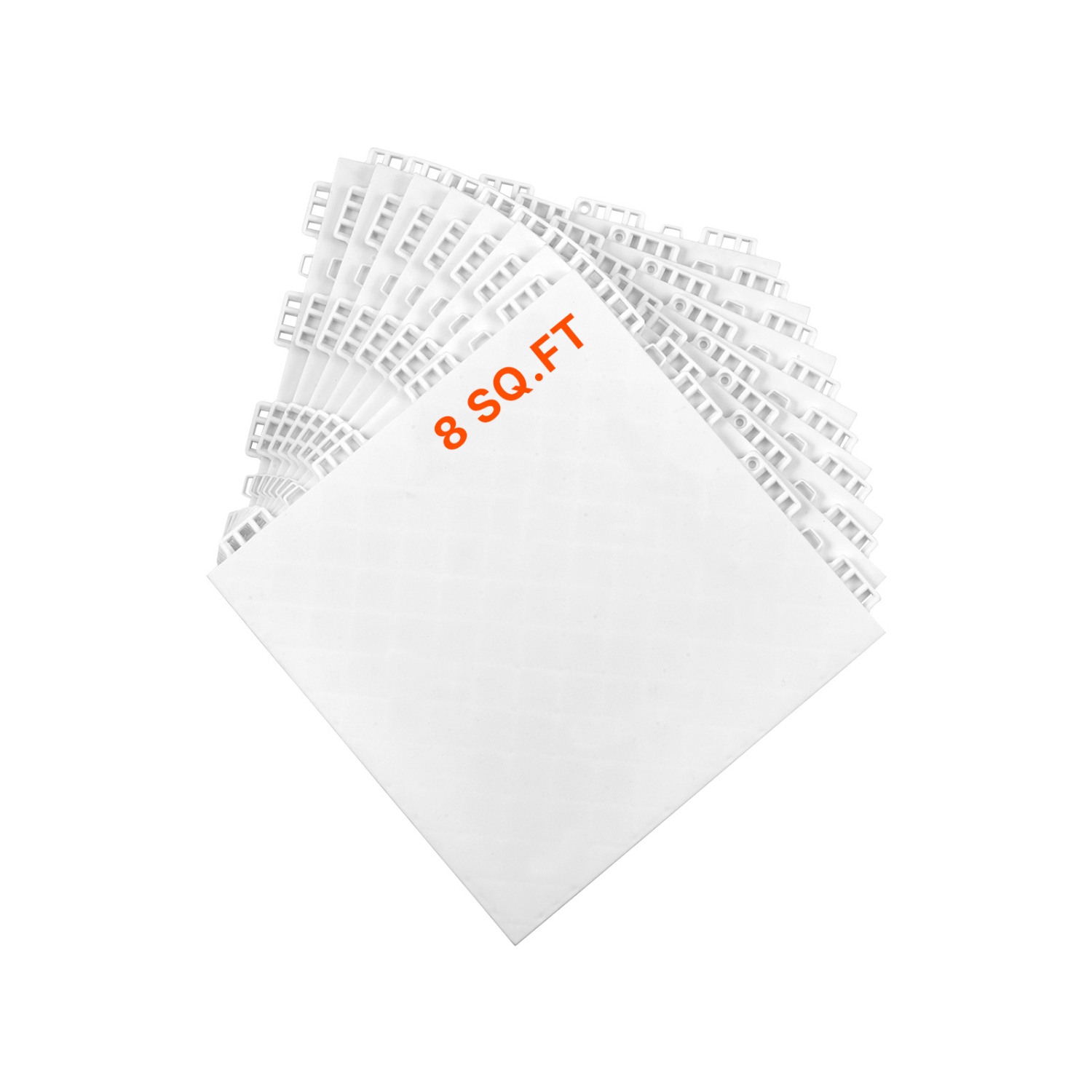 VEVOR 12 x 12 in 8 Pcs Dryland Tiles for Hockey Floor Mat, Interlocking Versatile Training Surface, Dance Floor Tiles, Hockey Training Equipment