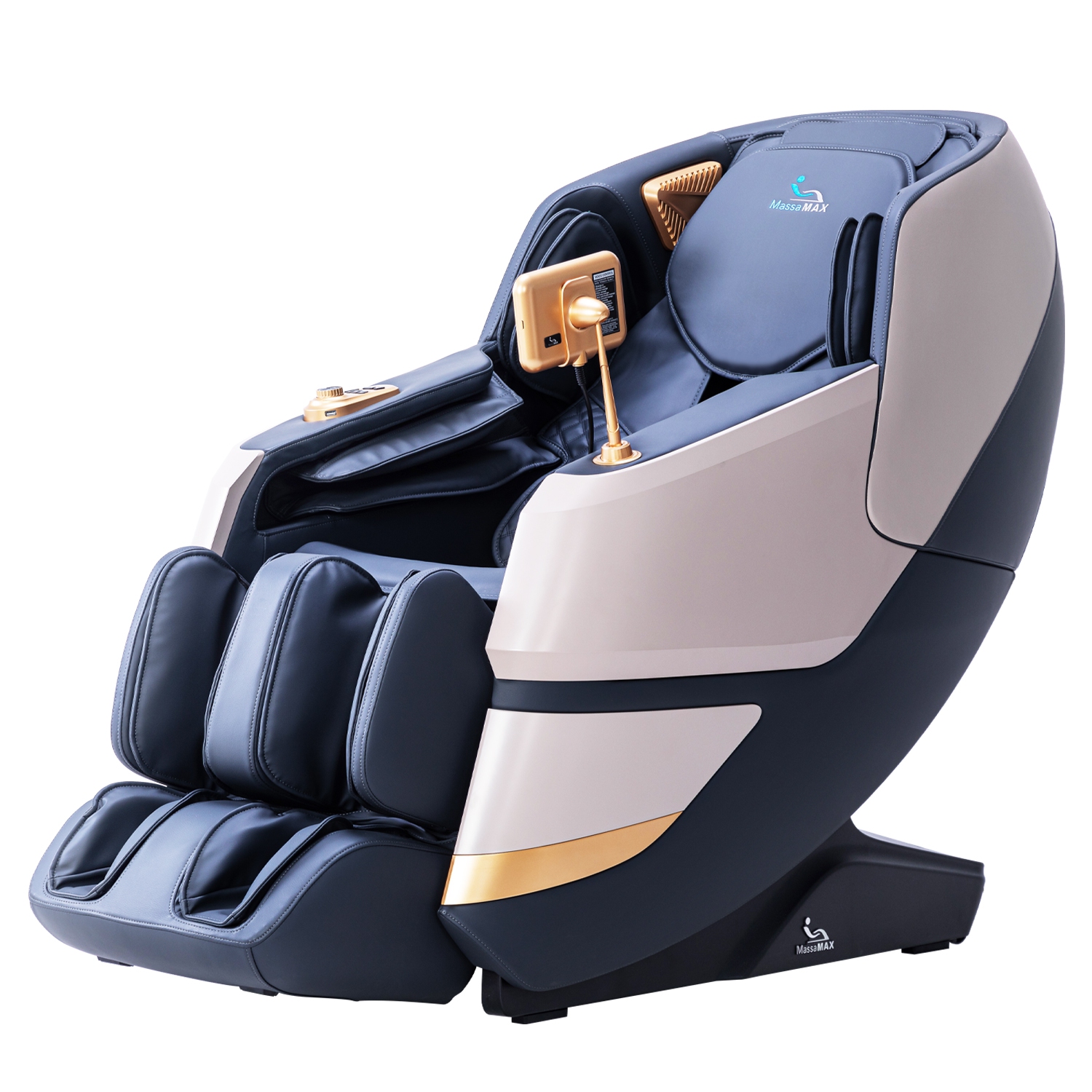 Boîte ouverte - Fauteuil de massage intelligent pour tout le corps 4D MT339 de MassaMAX avec 15 programmes automatiques