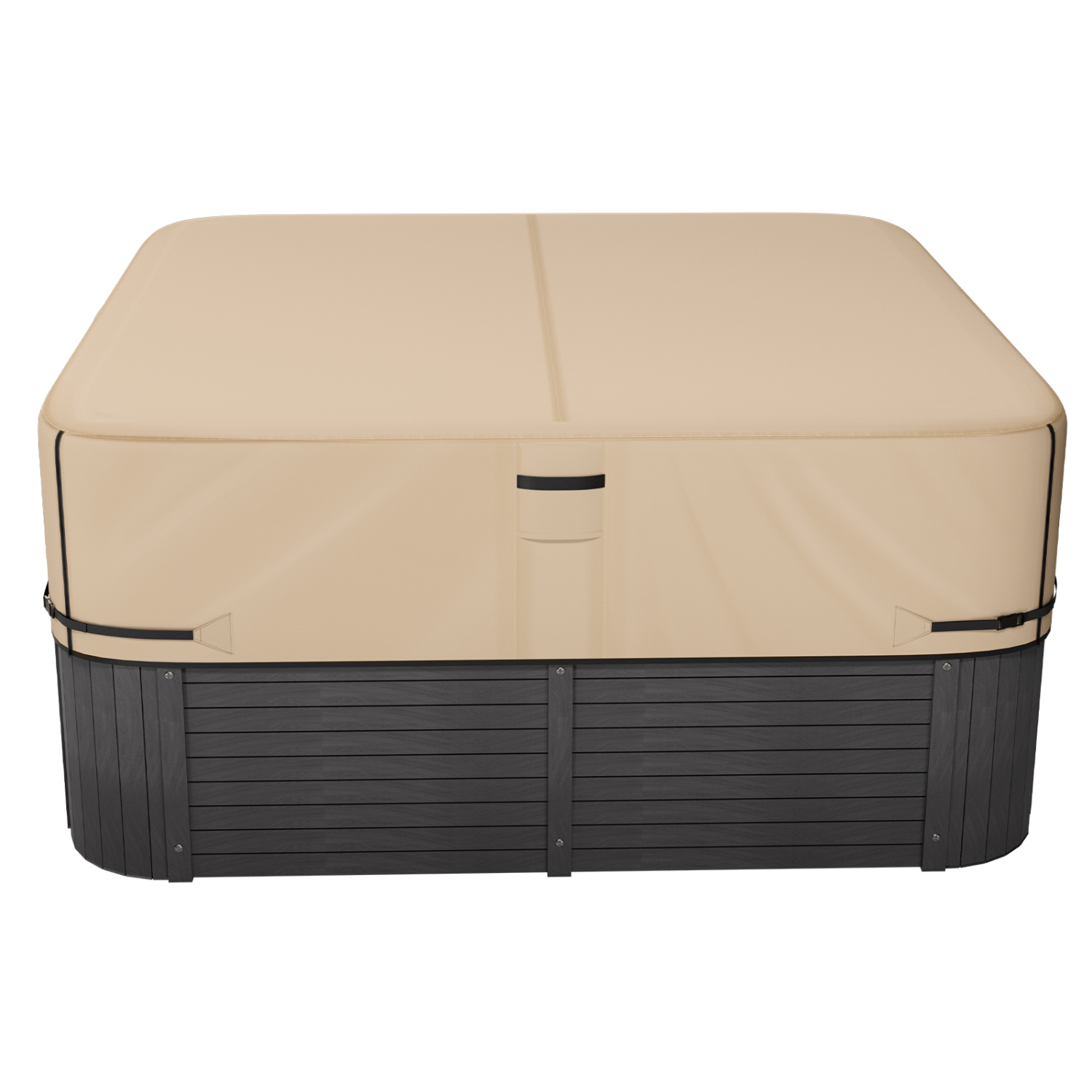 Housse pour spa d'extérieur VEVOR, 90 x 90 x 20&nbsp;po, imperméable et imperméable, tissu Oxford robuste 600D et résistance à la déchirure 950N,