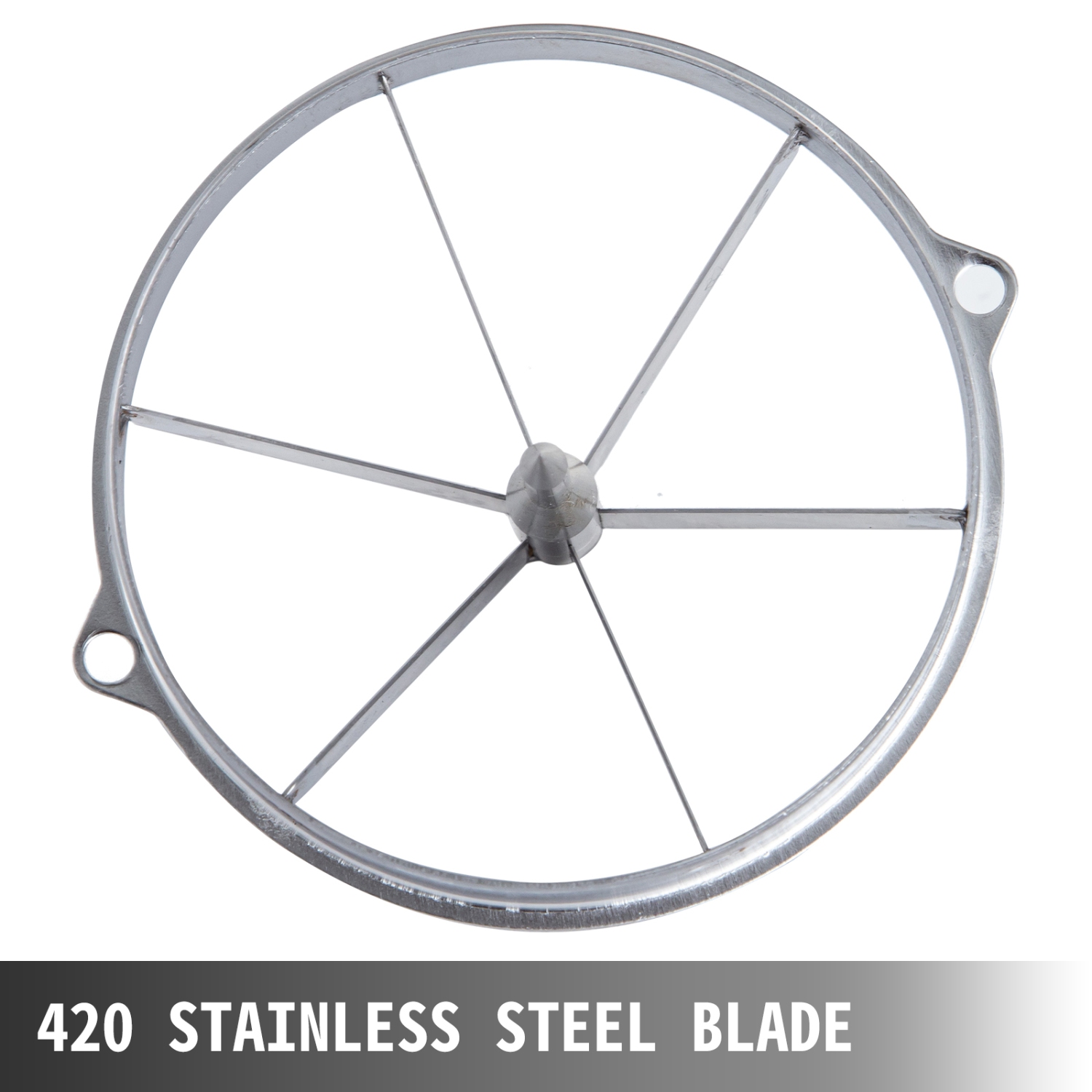 VEVOR 6-Section Commercial Easy Wedger Stainless Steel Blade Fruit Lime Slicer, Lemon Cutter 6 Wedges for Home Bar Restaurant