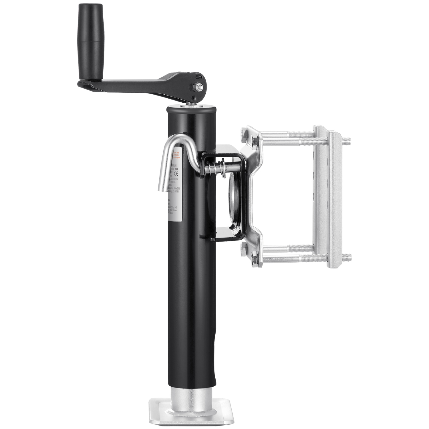 VEVOR 2000 lbs Load Trailer Jack, Heavy Duty Swivel Bolt-on Trailer Jack, 10" Lift Trailer Jack Stand with Handle for RV Trailer, Horse Trailer,