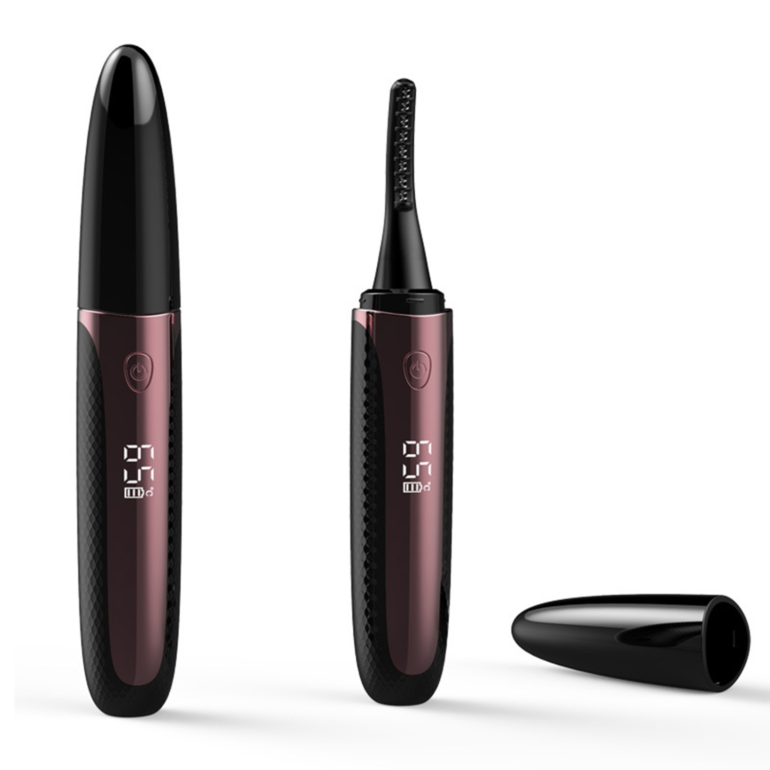 Electric Heated Eyelash Curler, Rechargeable Electric Eyelash Curler with 4 Temperature Modes and LED Display for Women Eyelash Care