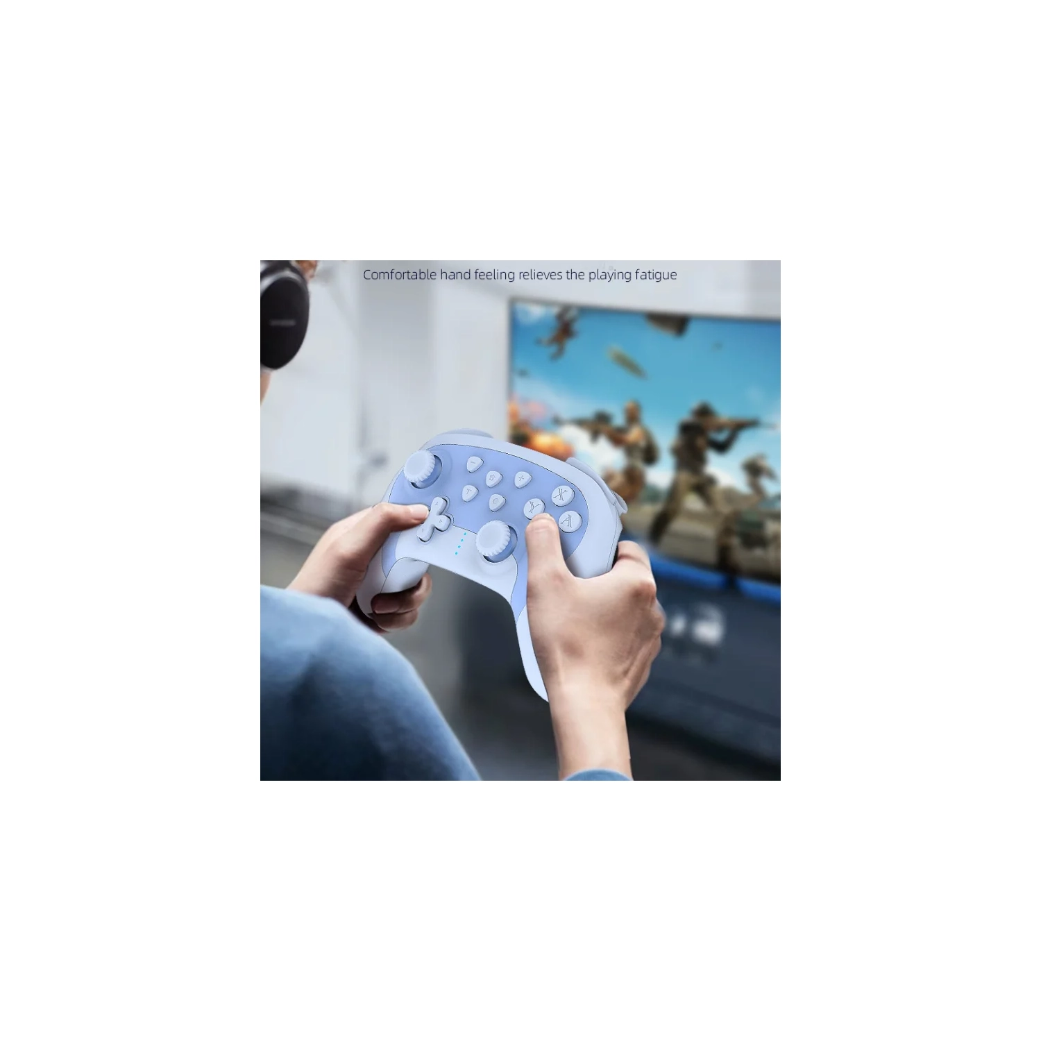 Changez de poignée de jeu professionnelle sans fil avec vibration Wake-up Bluetooth avec vibration ORDI somatosensory PC Switch manette de jeu Lotus