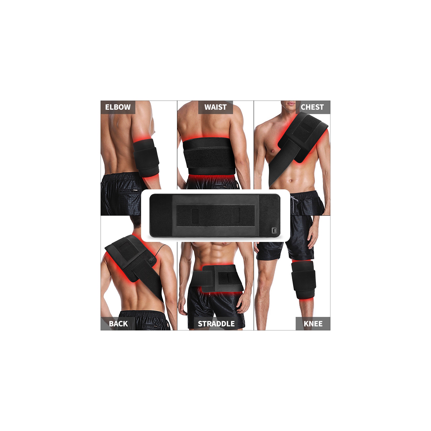 168 LED Red Light Therapy Pad Infrared Body Mat Device Back Muscle Pain Relief