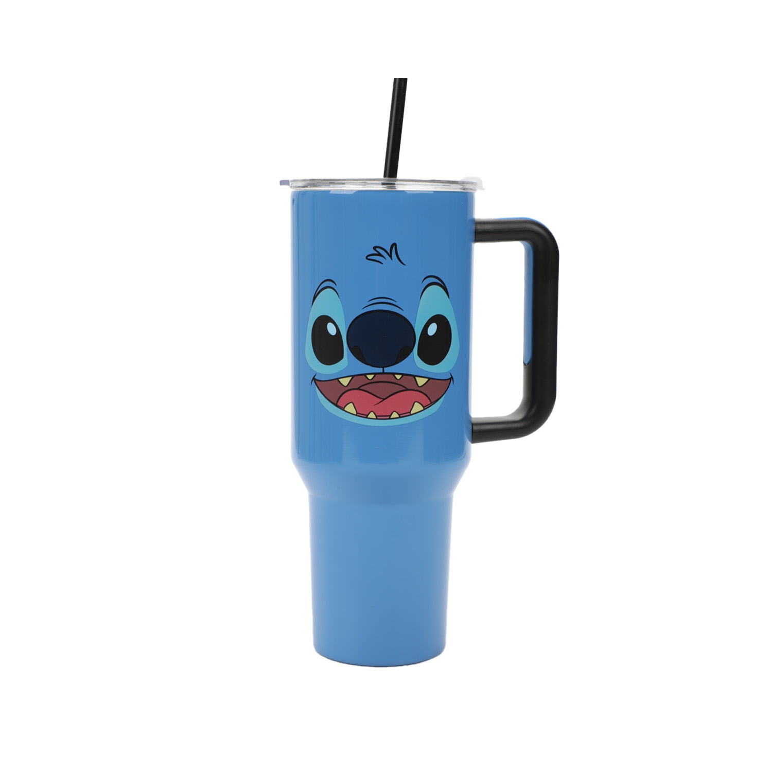 Gobelet en acier inoxydable avec poignée et paille de 40&nbsp;oz