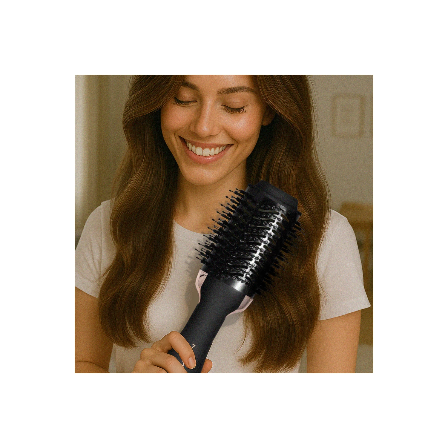 NuMe Aero Blow Dryer Brush – 3” Volumizing Hot Air Brush