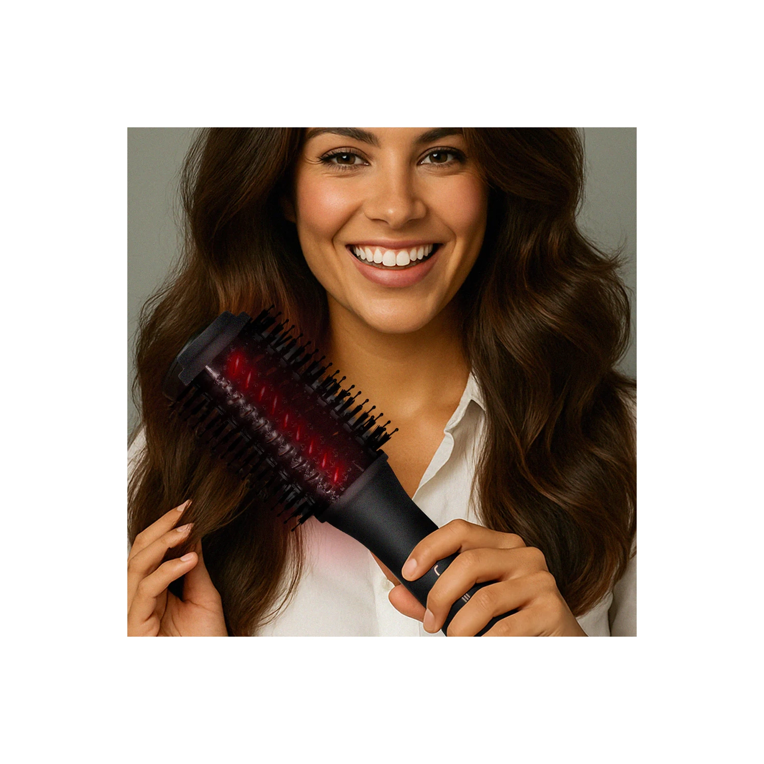 NuMe Aero Pro Blow Dryer Brush – 2” Oval Hair Brush