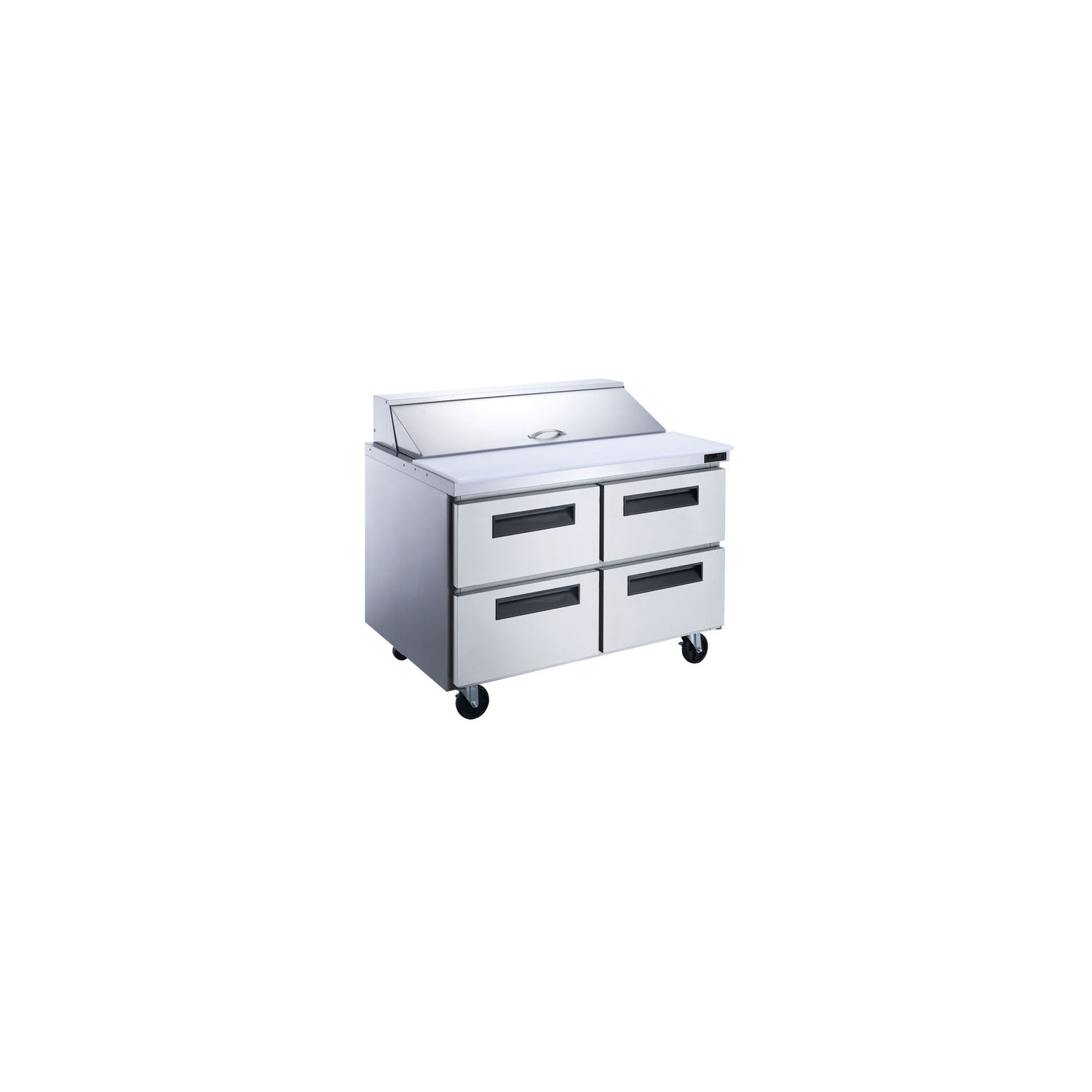 New Air NPT-60SA-4D 60" Refrigerated Salad/Sandwich Prep Table - Ideal for restaurants, cafeterias and food processing spaces