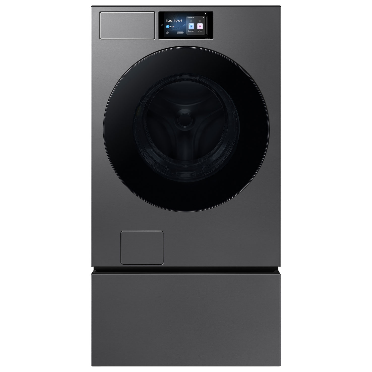 Samsung 6.1 Cu. Ft. High Efficiency Front Load Steam Washer - Dark Steel