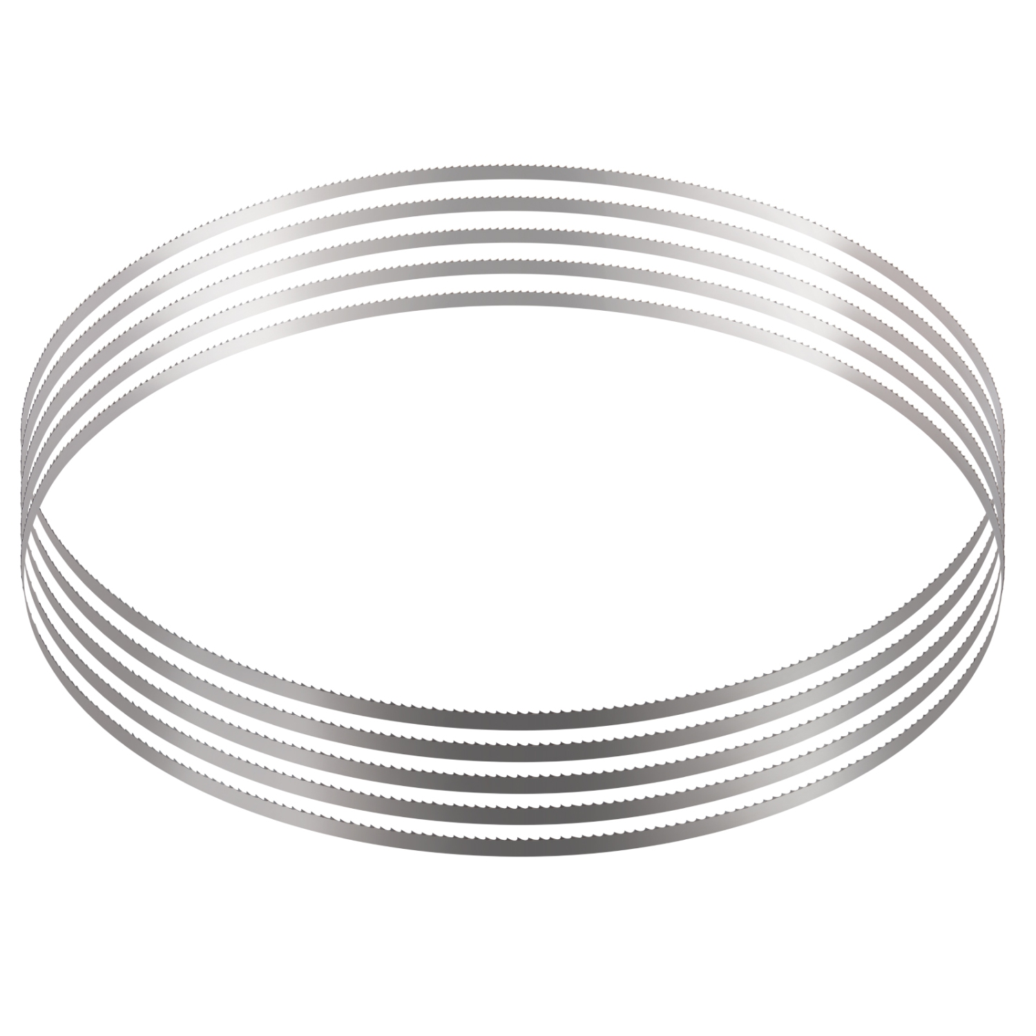 VEVOR 82.3x0.63x0.02 in Band Saw Blade, 5 PCS/Pack Meat Bandsaw Blades for Replacement, Carbon Steel Blade, Blade Wrapped by Rust-Proof Paper, Fit