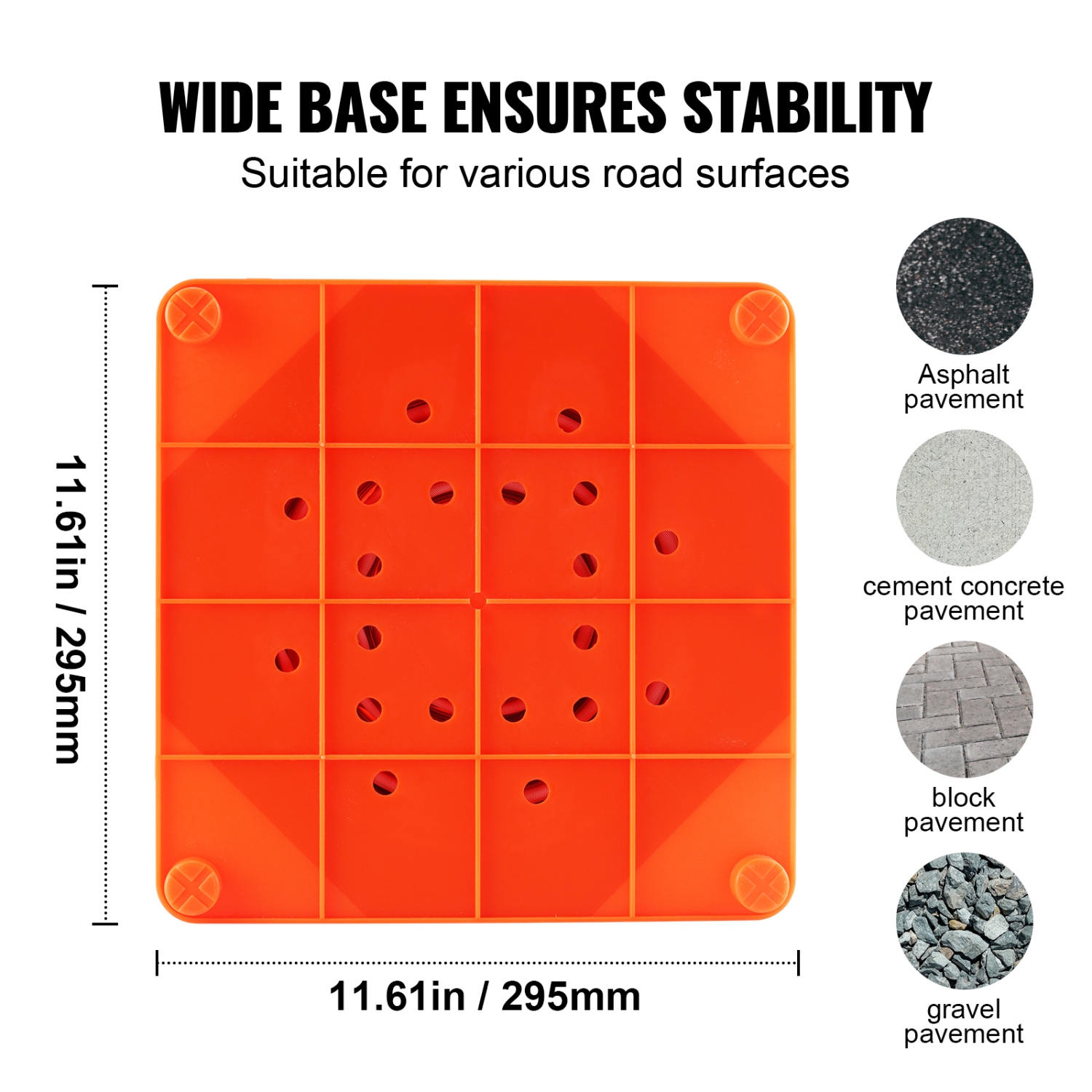 VEVOR 4 Pack Safety Cones, 28 inch Collapsible Traffic Cones, Construction Cones with Reflective Collars, Wide Base and A Storage Bag, for Traffic