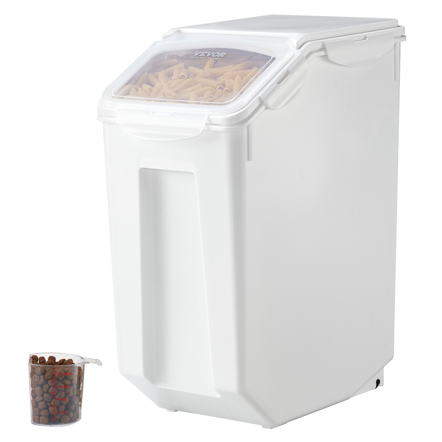 VEVOR 4.5Gallon/20L Capacity Rice Storage Container, Large Dog Food Dispenser Bin, Kitchen Ingredient Grain Cereal Flour Bin, Pet food Containers