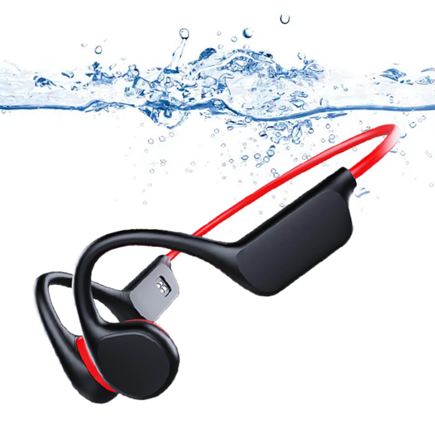 Bluetooth Bone Conduction Headphones Swimming IPX8 Waterproof 32GB MP3 Player