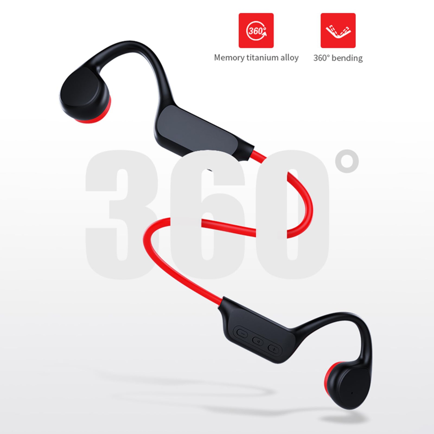 Bluetooth Bone Conduction Headphones Swimming IPX8 Waterproof 32GB MP3 Player