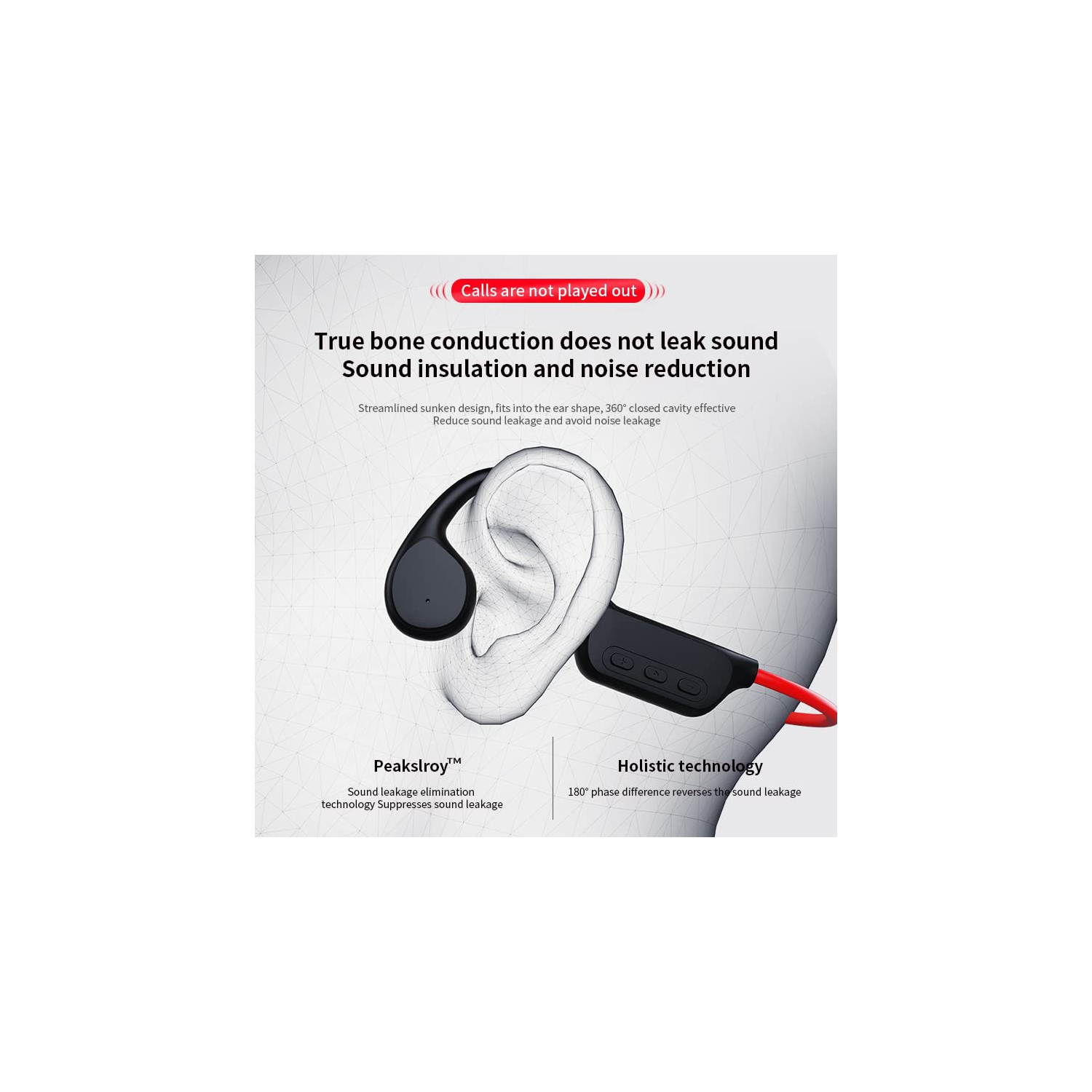 Bluetooth Bone Conduction Headphones Swimming IPX8 Waterproof 32GB MP3 Player